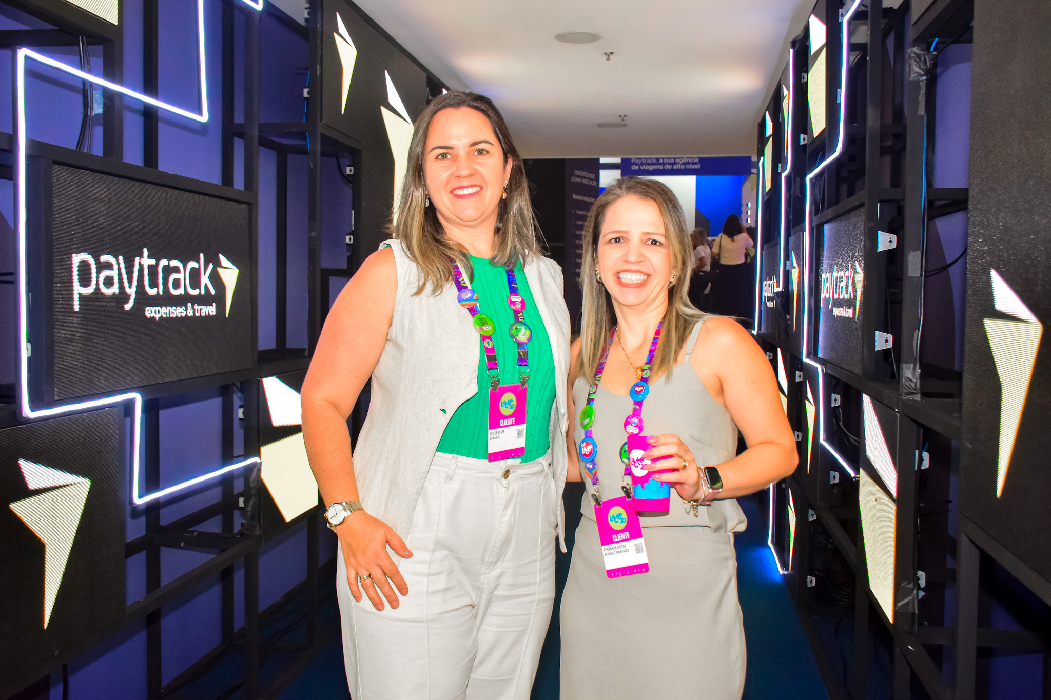 Gisele Bissa e Fernanda Crizan, da Samarco Mineração Gisele Bissa e Fernanda Crizan, da Samarco Mineração