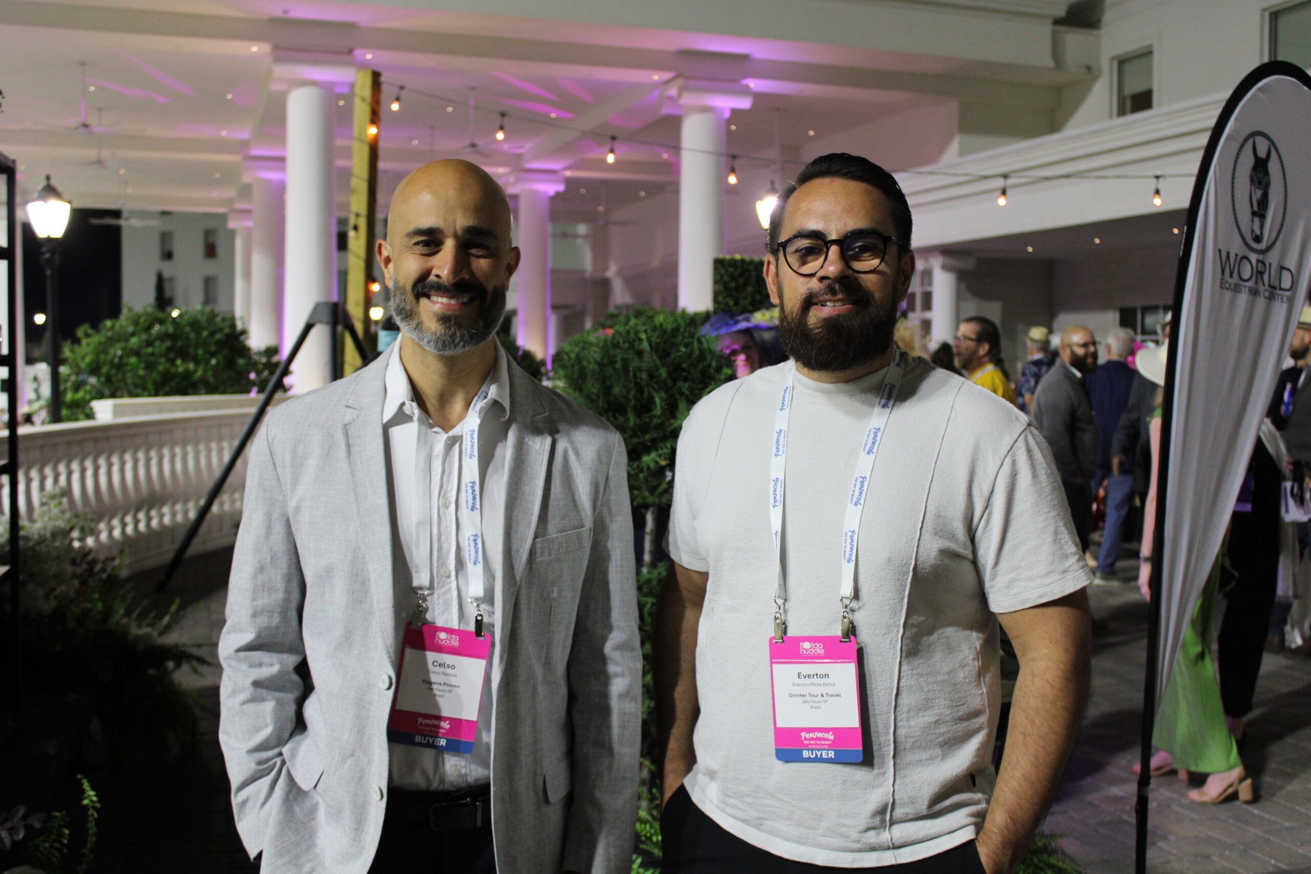 Celso Passos, da ViagensPromo, e Everton Mota Bahia, da Orinter Celso Passos, da ViagensPromo, e Everton Mota Bahia, da Orinter