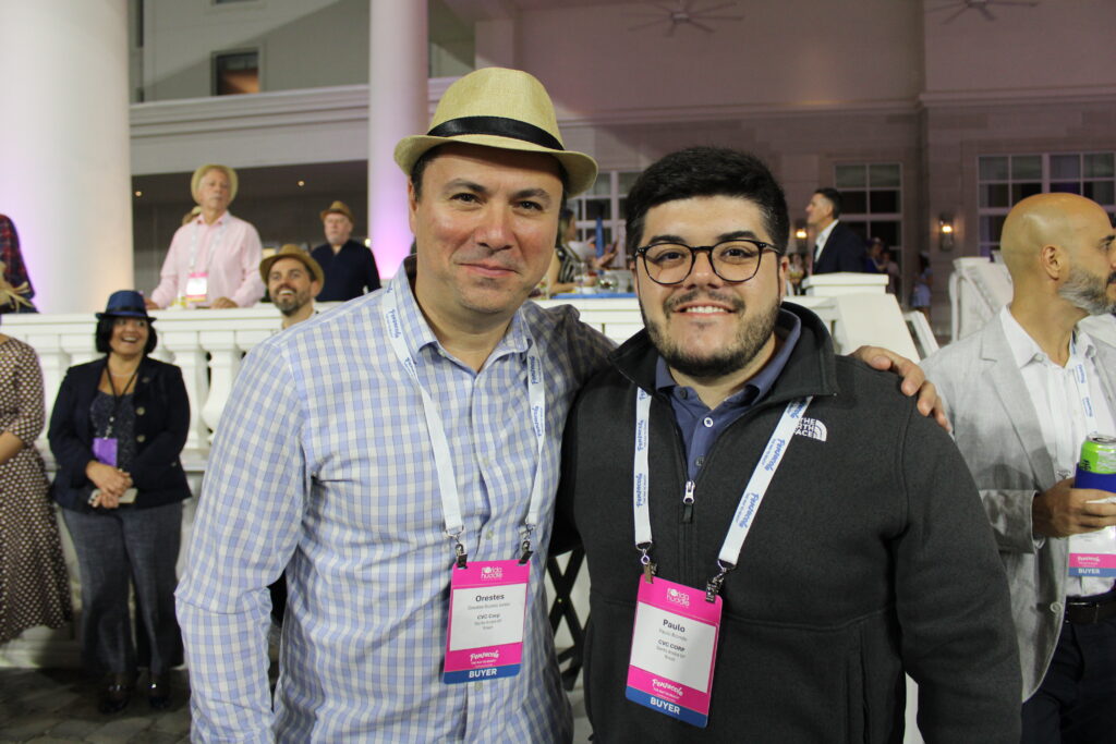 Orestes Buzato e Paulo Biondo, da CVC Corp