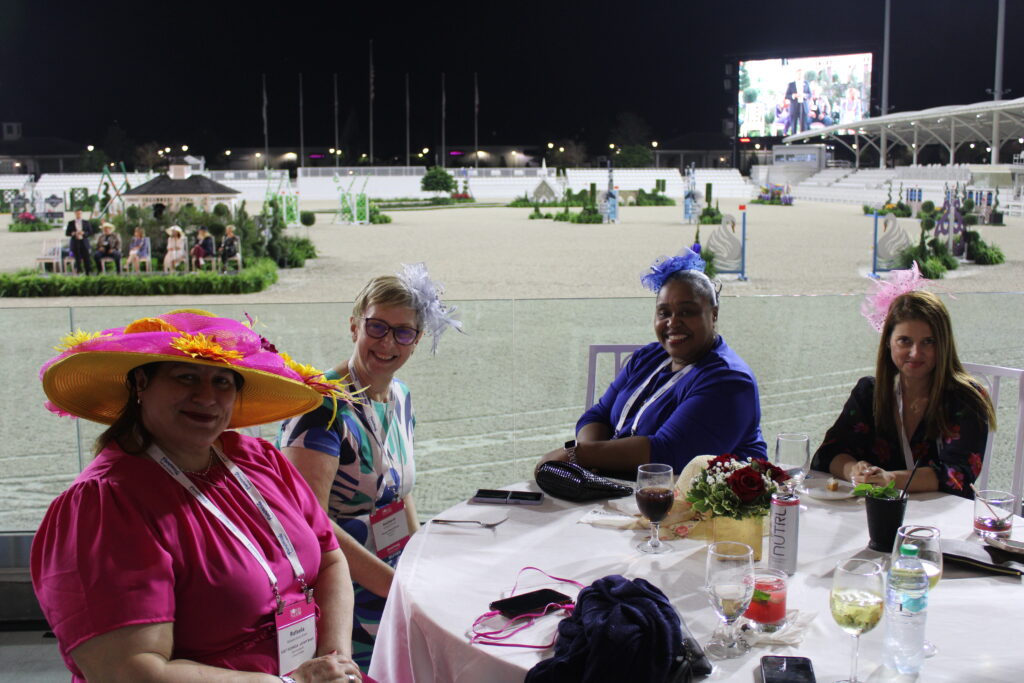 Rafa Gross, do Visit Florida, Barbara Picolo, da ETS, Georgina Mariano, da Diversa, e Joice Souza, da Magic Blue
