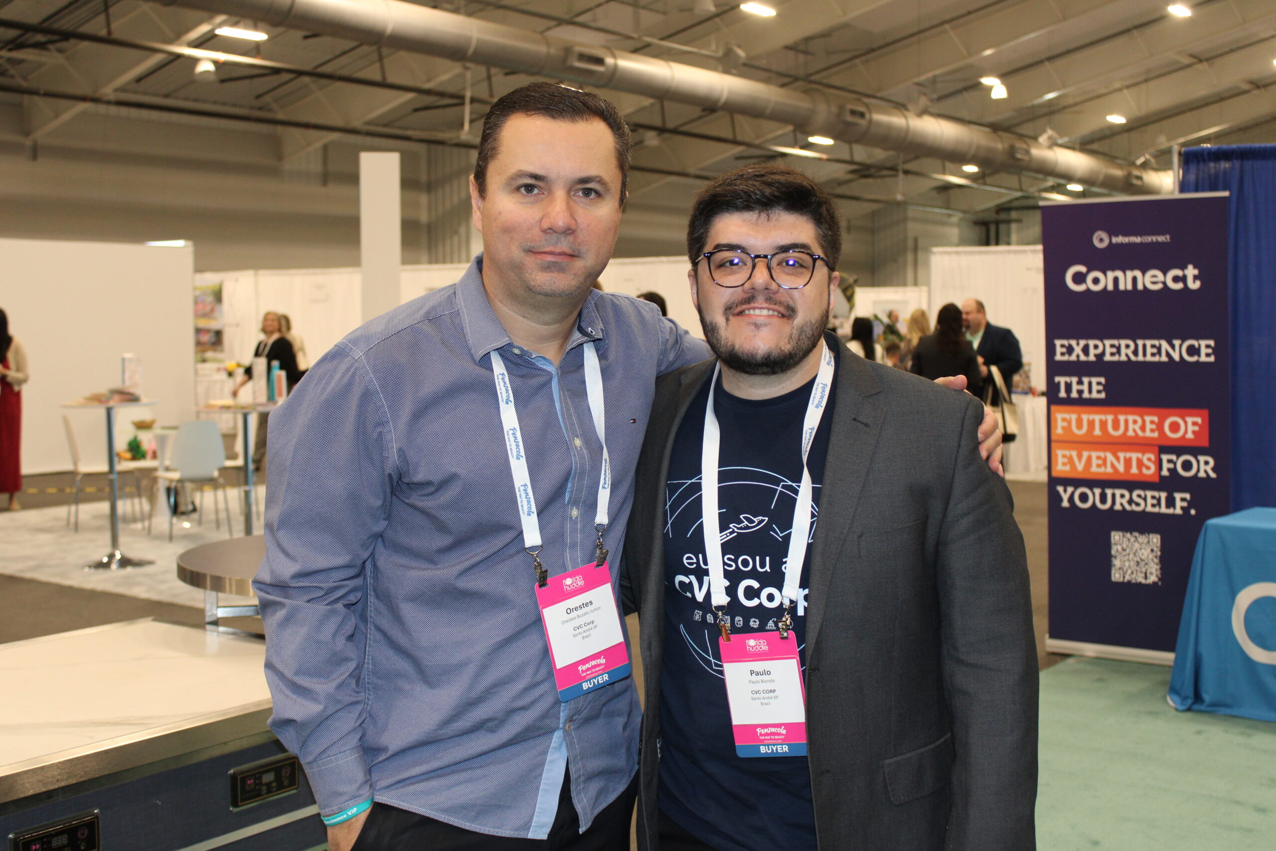 Orestes Buzato e Paulo Biondo, da CVC