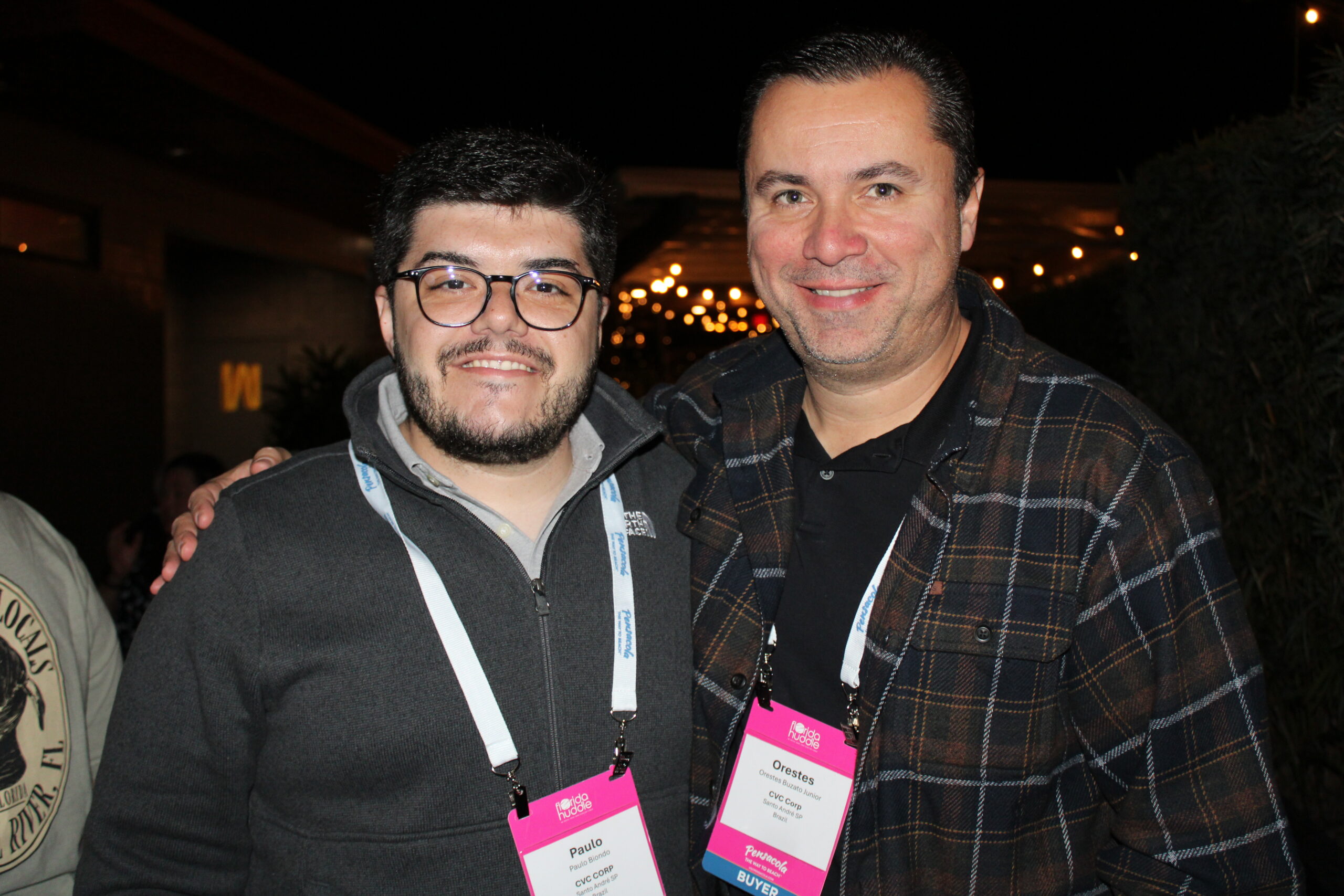 Paulo Biondo e Orestes Buzato, da CVC Corp