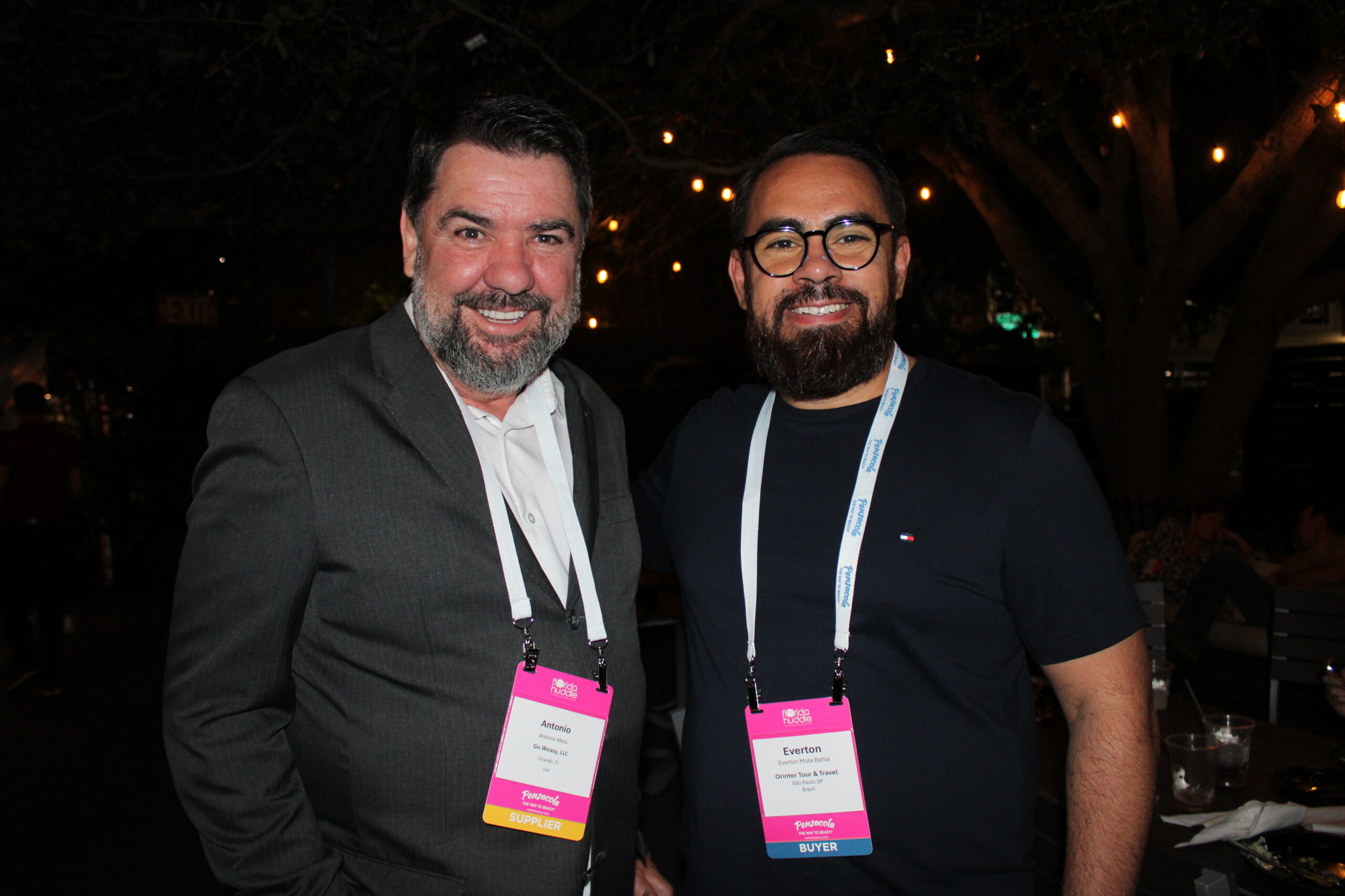 Antonio Melo, da GoWeasy, e Everton Bahia, da Orinter