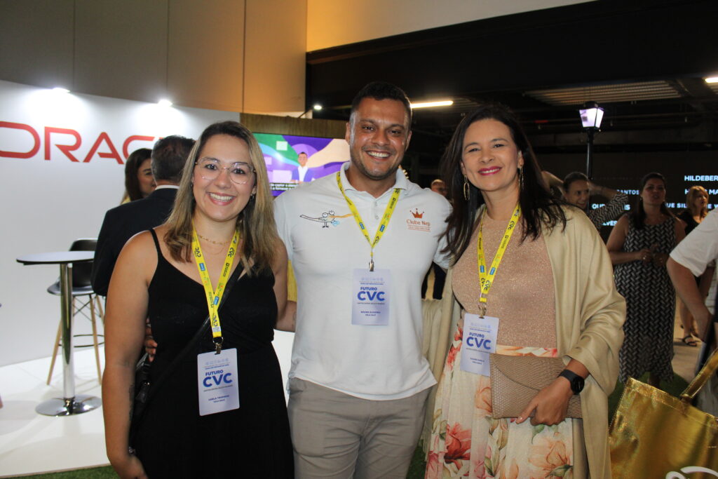 Carla Trombini, Bruno Oliveira e Lilian Karla, do Vila Galé
