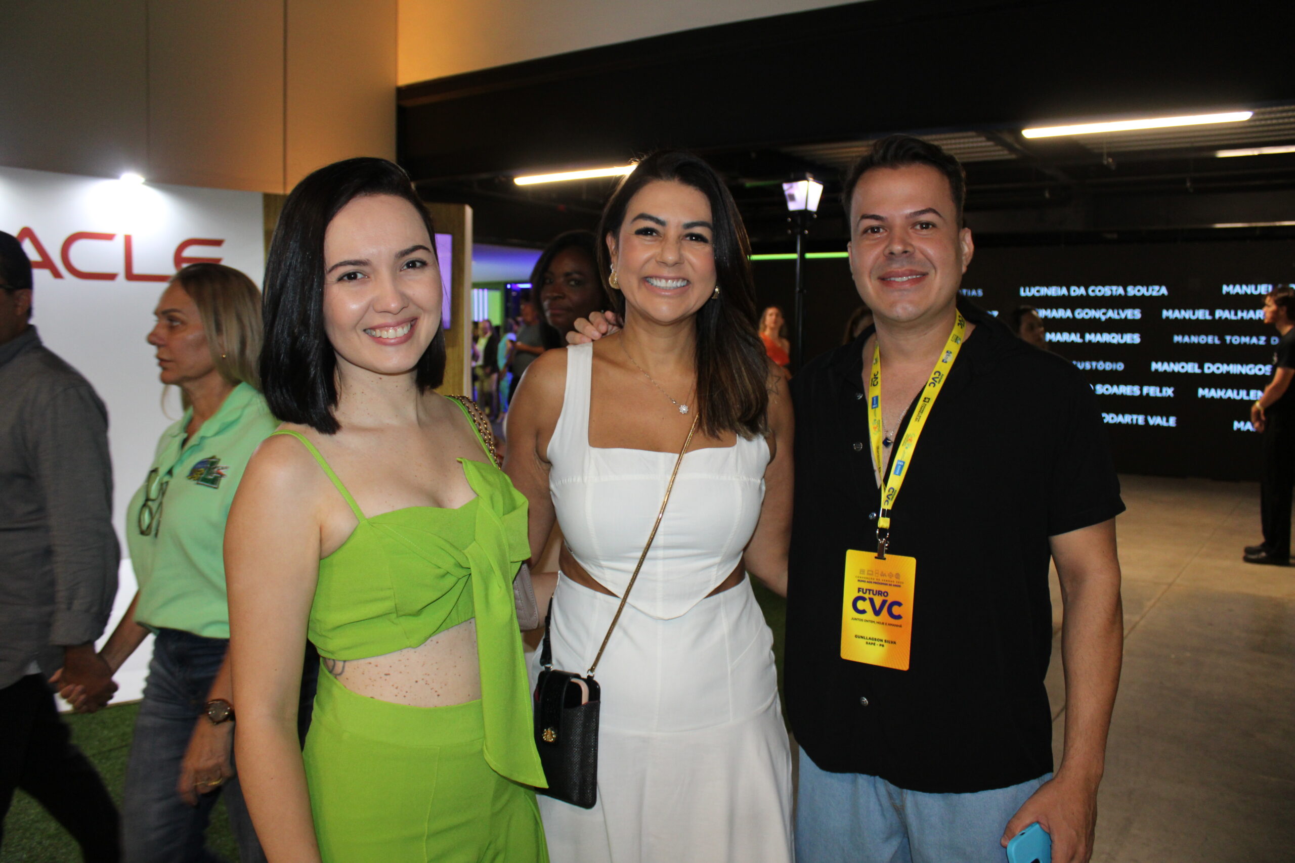 Tatiana Costa, Cacilda Raquel e Gunllagson Silva