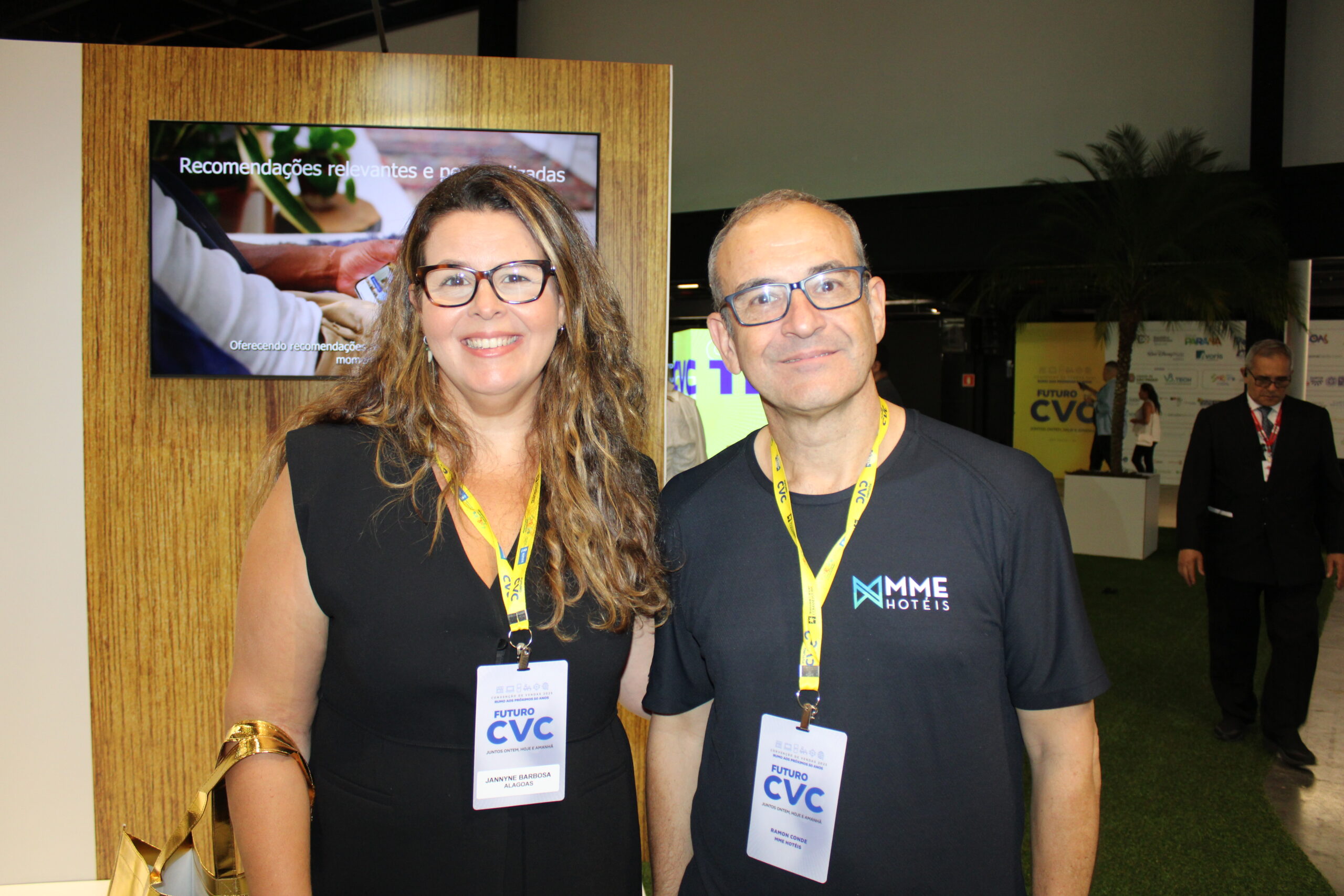 Jannyne Barbosa, de Alagoas, e Ramon Conde, do MME Hotéis