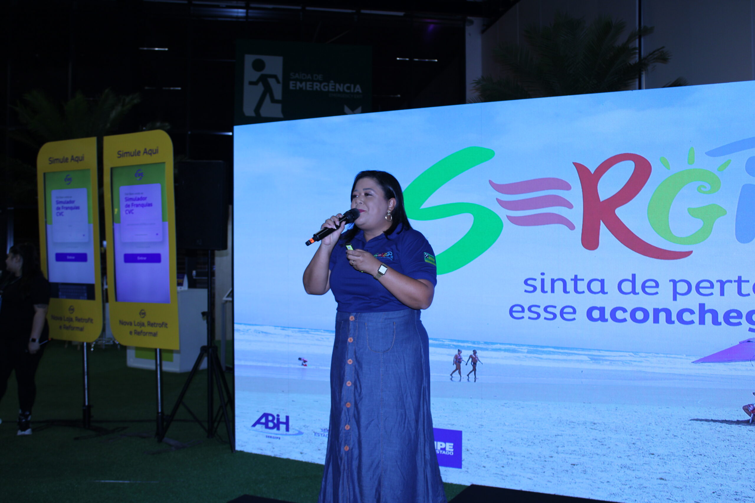 Naime Menezes, da Setur de Sergipe, promoveu uma capacitação