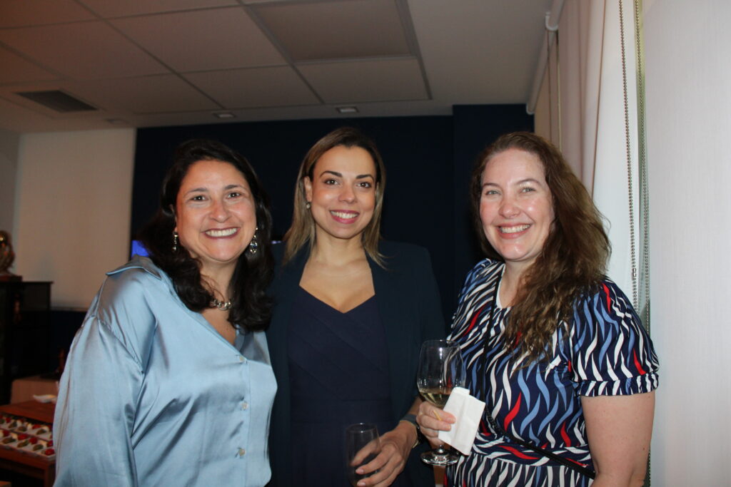 Patricia Bonetti de Souza, do Club Med, Isabel Marques, da Globo, e Paula Carmona , da Tix Faria Lima