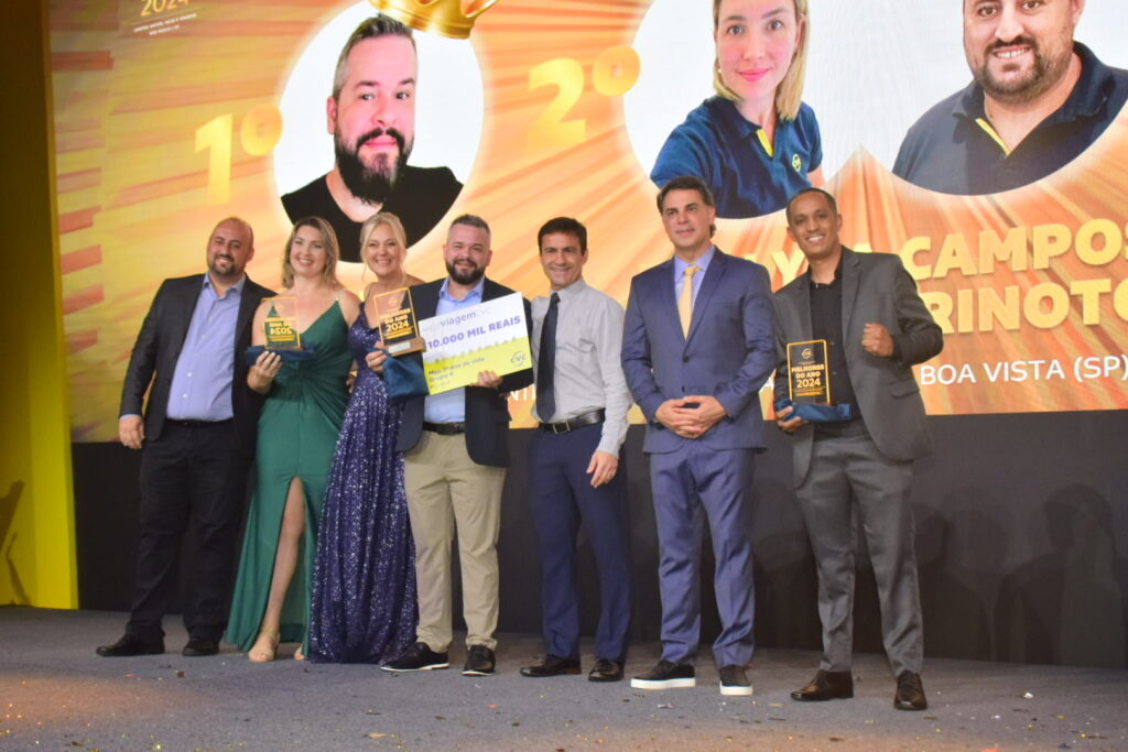 Premiado da categoria Meu 1º Ano de Vida -  Grupo 4: Luiz Machado, da CVC Super Centro Boqueirão (Baixada Santista)