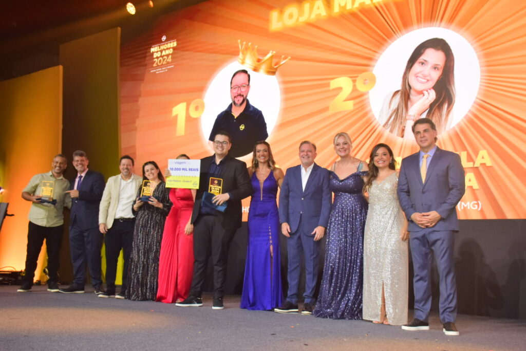 Premiado da categoria Franqueados – Lojas Maduras - Grupo 5: Fabio, Luciani e Leles, do CVC Guará (DF)