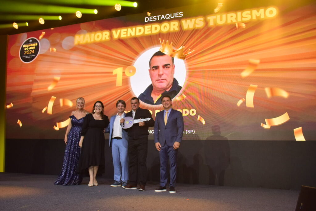 Premiado da categoria WS Turismo: Sérgio Ricardo de Oliveira, da CVC Shopping Aricanduva (SP)
