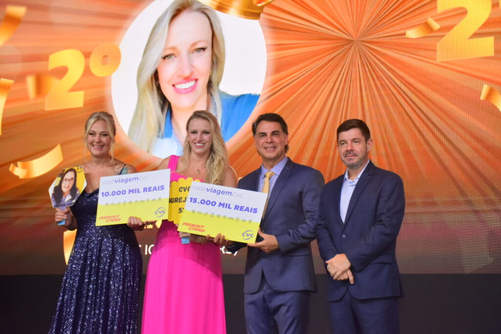 Premiada da categoria Assist Card (Seguro Viagem): Tessy Anne Rodrigues, da CVC Santa Bárbara (Interior de SP)