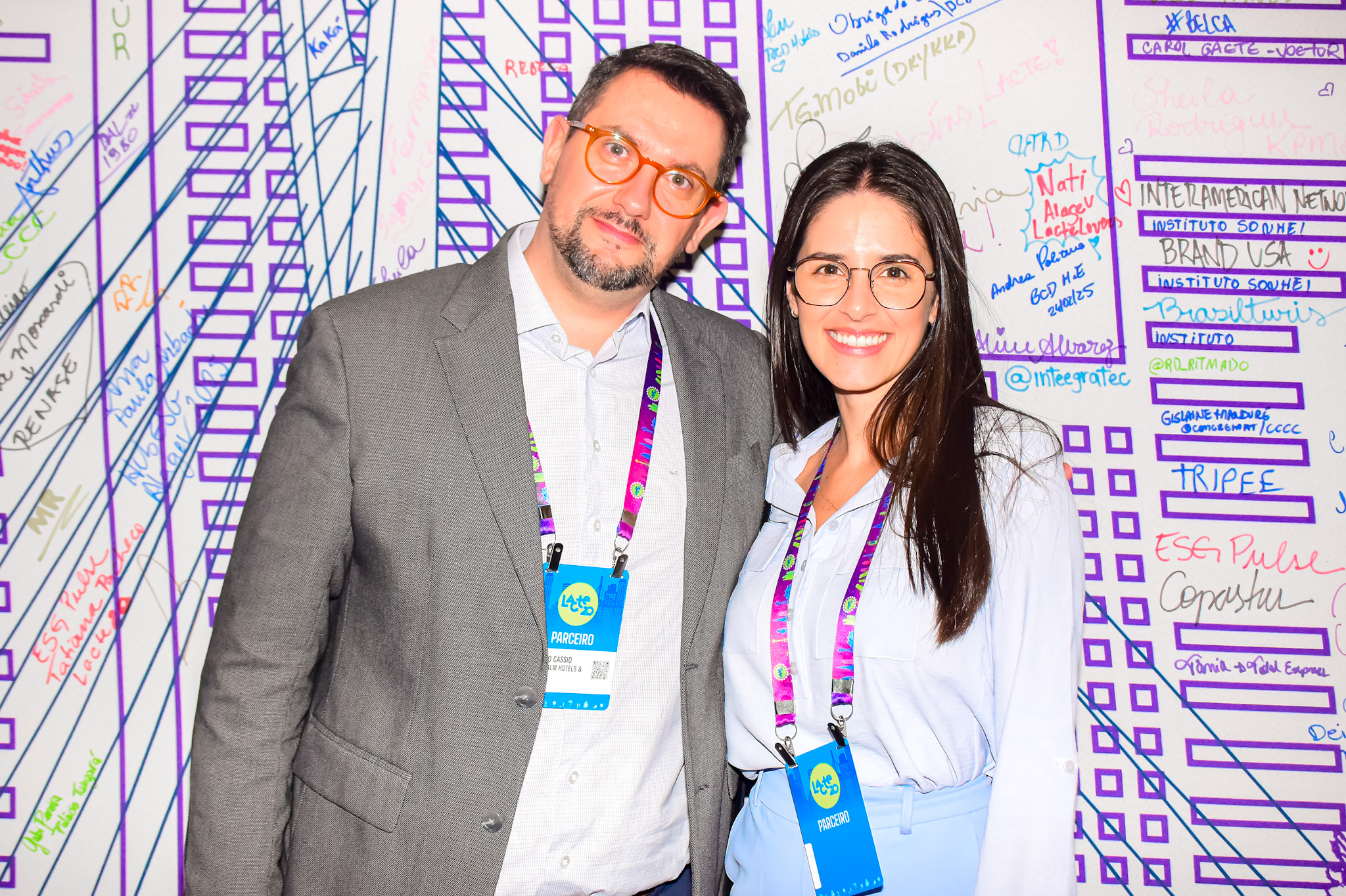 Leandro Cardoso, do Royal Palm e Priscila Pereira, do Palácio Tangará Leandro Cardoso, do Royal Palm e Priscila Pereira, do Palácio Tangará