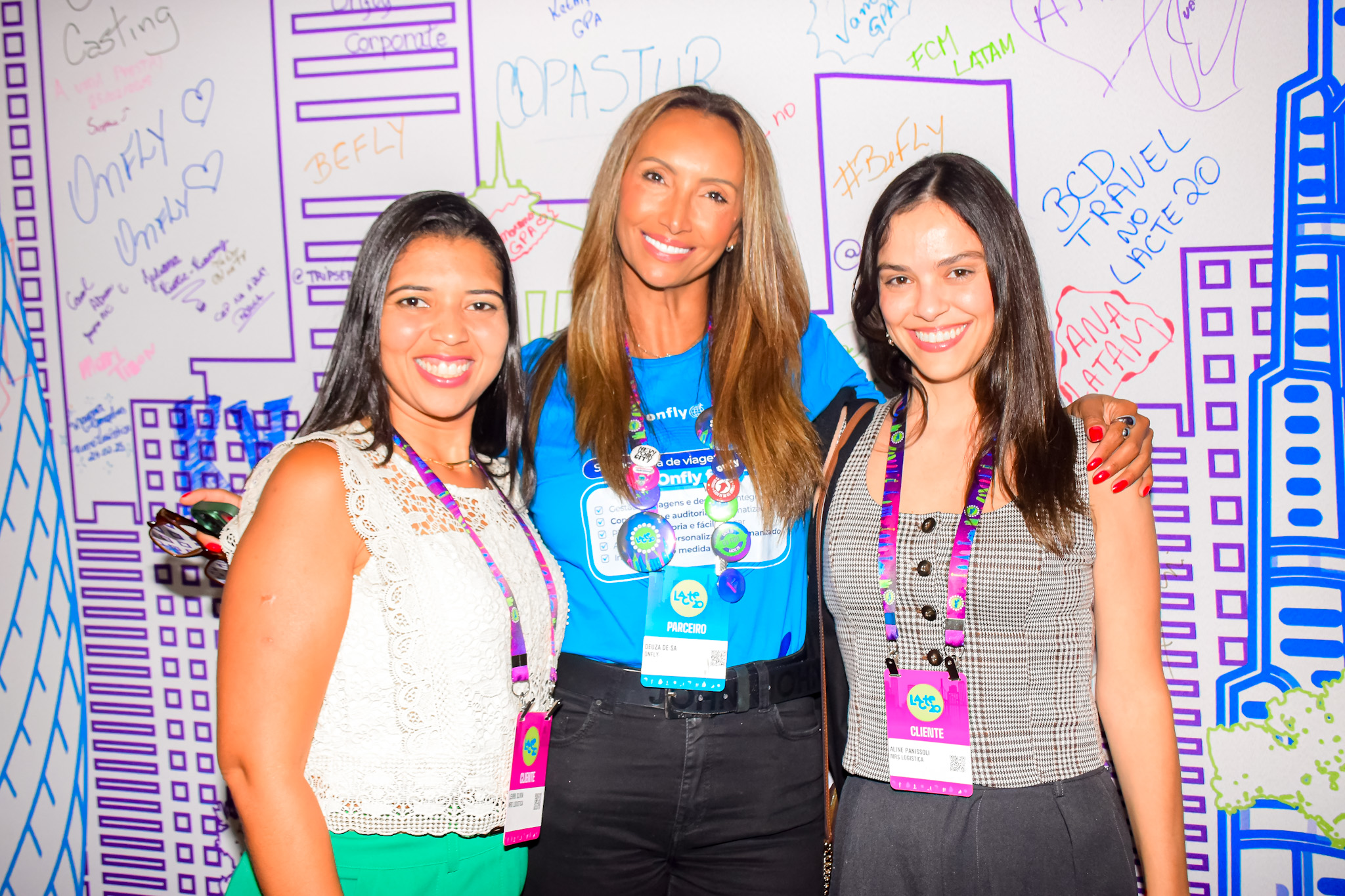 Leirri Silvia, da MRS Logistica, Deuza de Sá, da Onfly e Aline Panissoli, da MRS Logística Leirri Silvia, da MRS Logistica, Deuza de Sá, da Onfly e Aline Panissoli, da MRS Logística