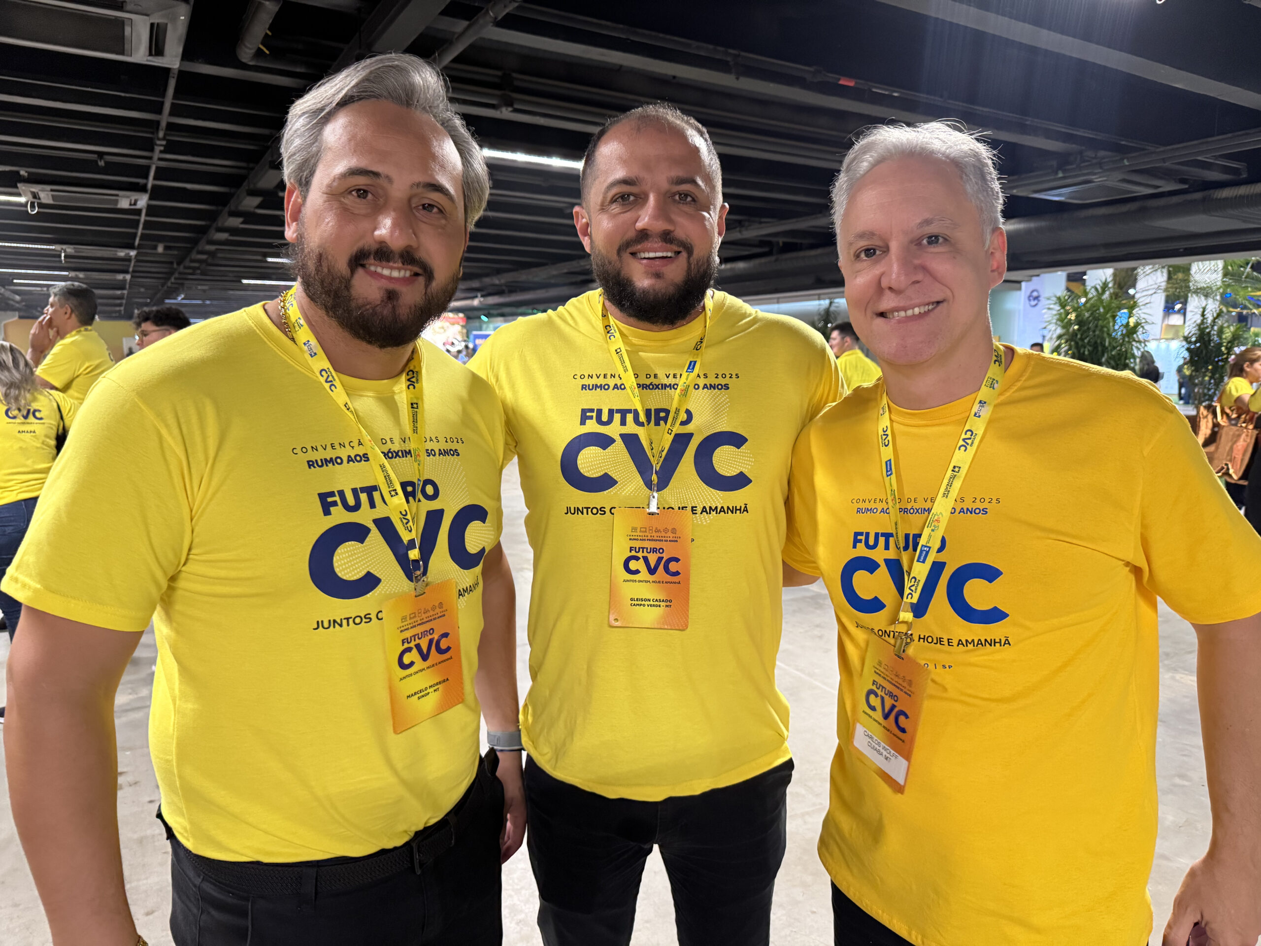 Marcelo Moreira, Gleison Casado e Carlos Wolff Marcelo Moreira, Gleison Casado e Carlos Wolff