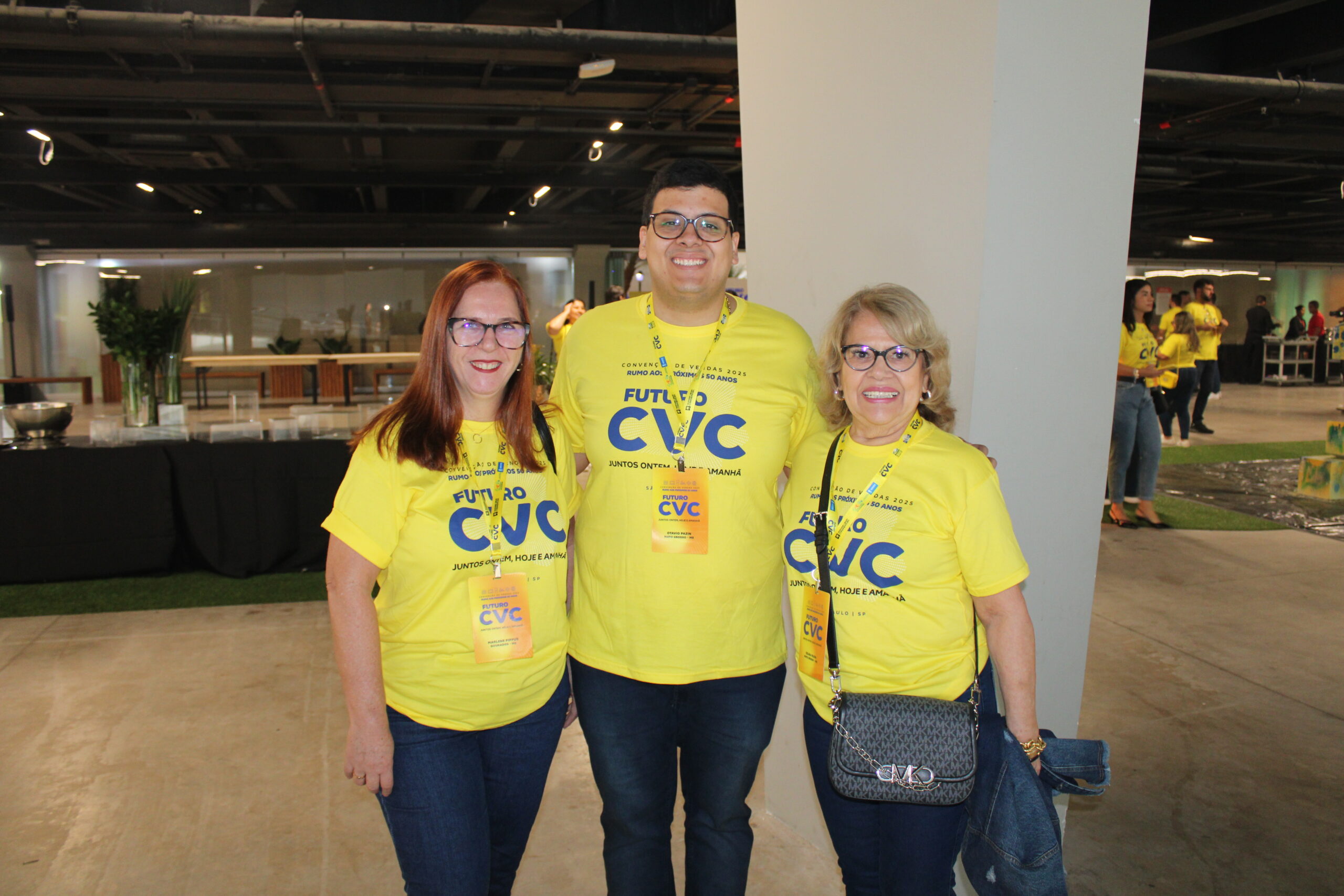 Marlene Pippus com Otávio e Celina Pazin