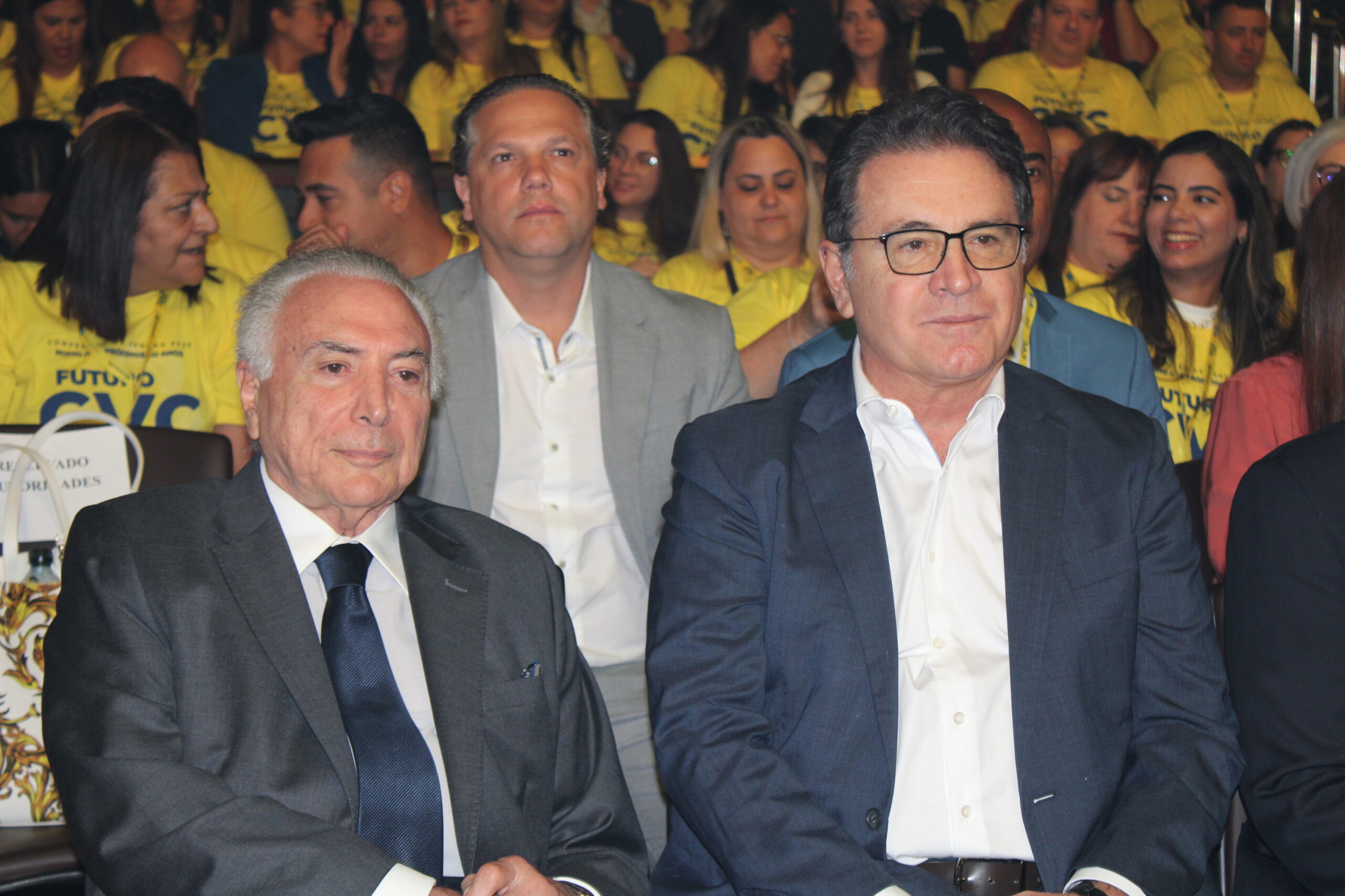 Michael Temer e Vinicius Lummertz Michael Temer e Vinicius Lummertz