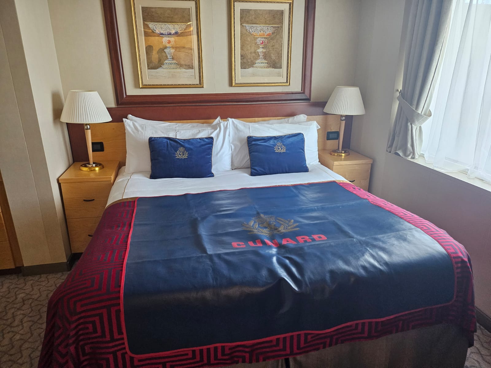 O hóspede poderá dormir com vista para o mar na penthouse do Queen Victoria O hóspede poderá dormir com vista para o mar na penthouse do Queen Victoria