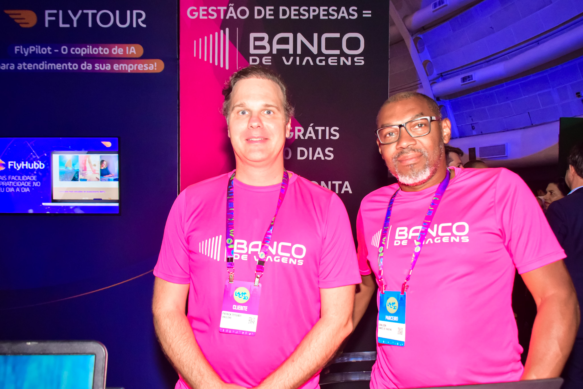 Patrick Tygaot e Ednilson, do Banco de Viagens