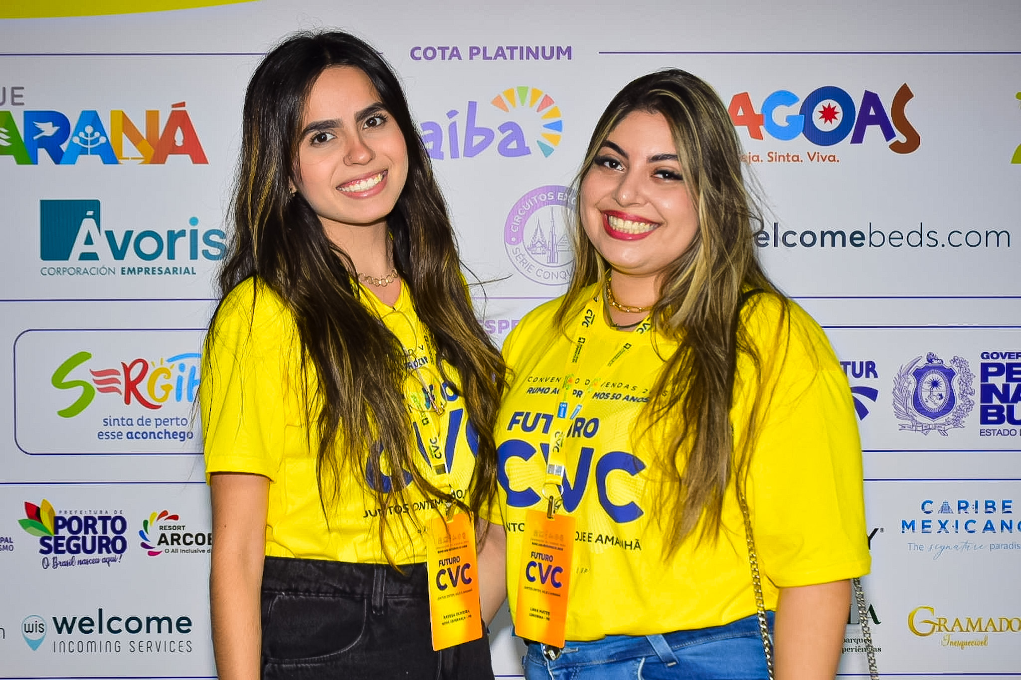 Rayssa Oliveira e Lana Matos, franqueados da CVC Rayssa Oliveira e Lana Matos, franqueados da CVC