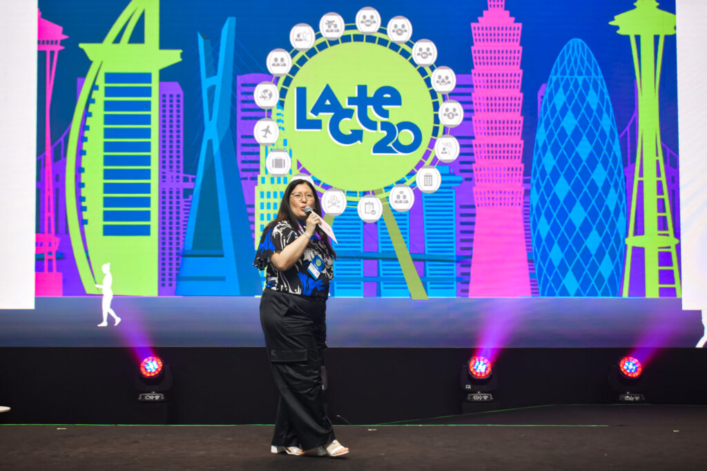 Painel da Onfly no Lacte20 Painel da Onfly no Lacte20