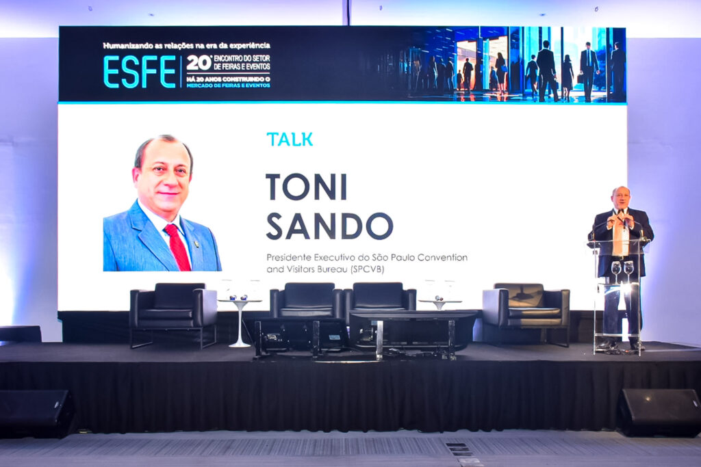 Toni Sando, presidente do SPCVB