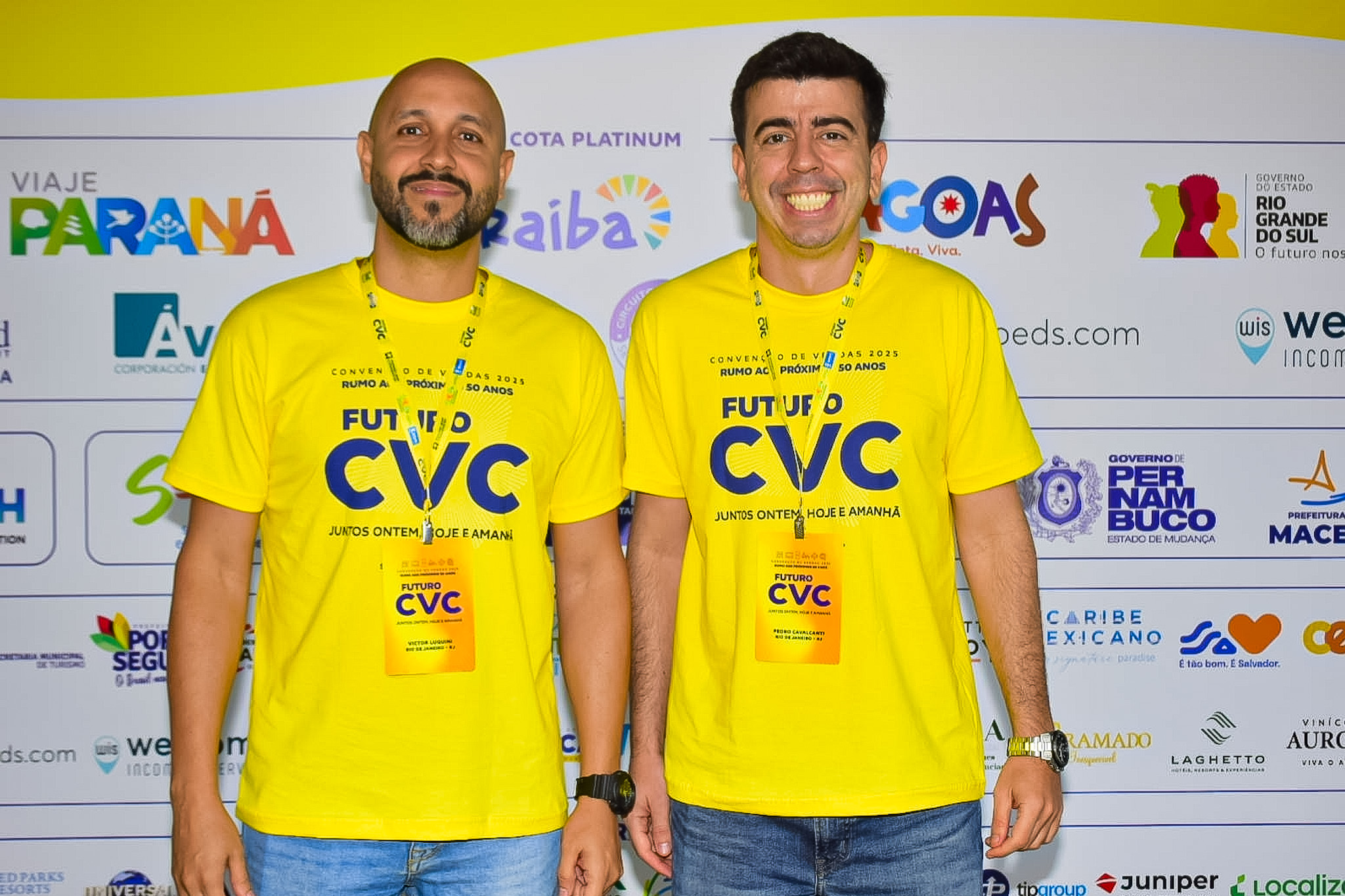Victor Luquini e Pedro Cavalcanti, franqueados da CVC Victor Luquini e Pedro Cavalcanti, franqueados da CVC