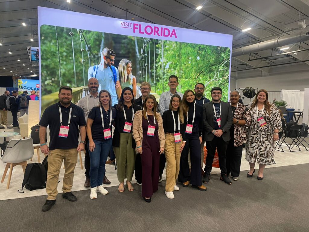 Delegação brasileira no evento