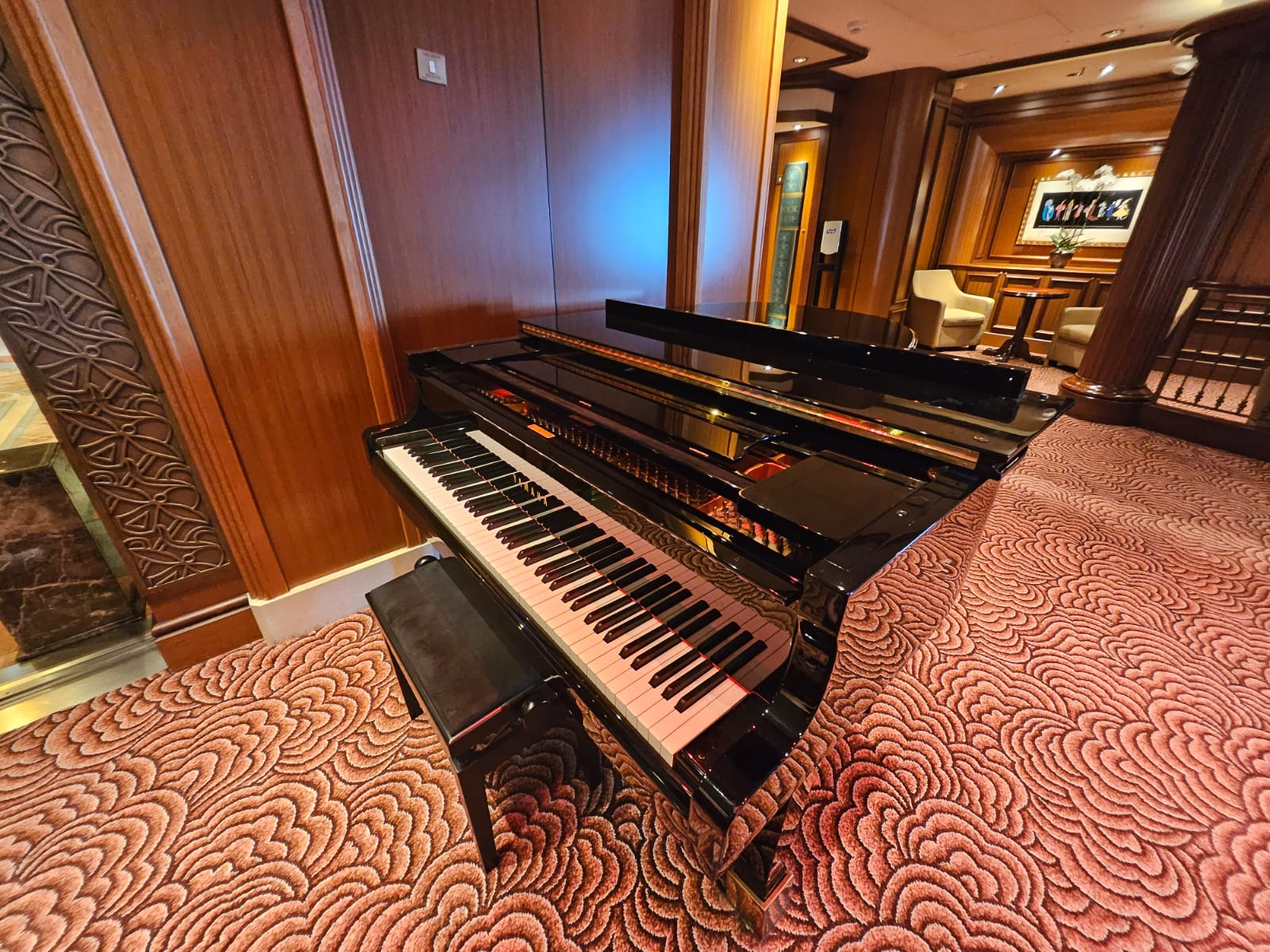 A música faz parte da experiência a bordo do navio A música faz parte da experiência a bordo do navio