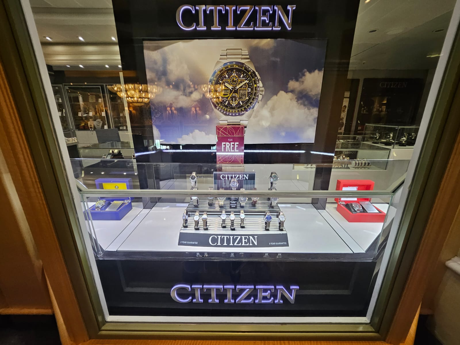 Relojoaria no Queen Victoria Relojoaria no Queen Victoria