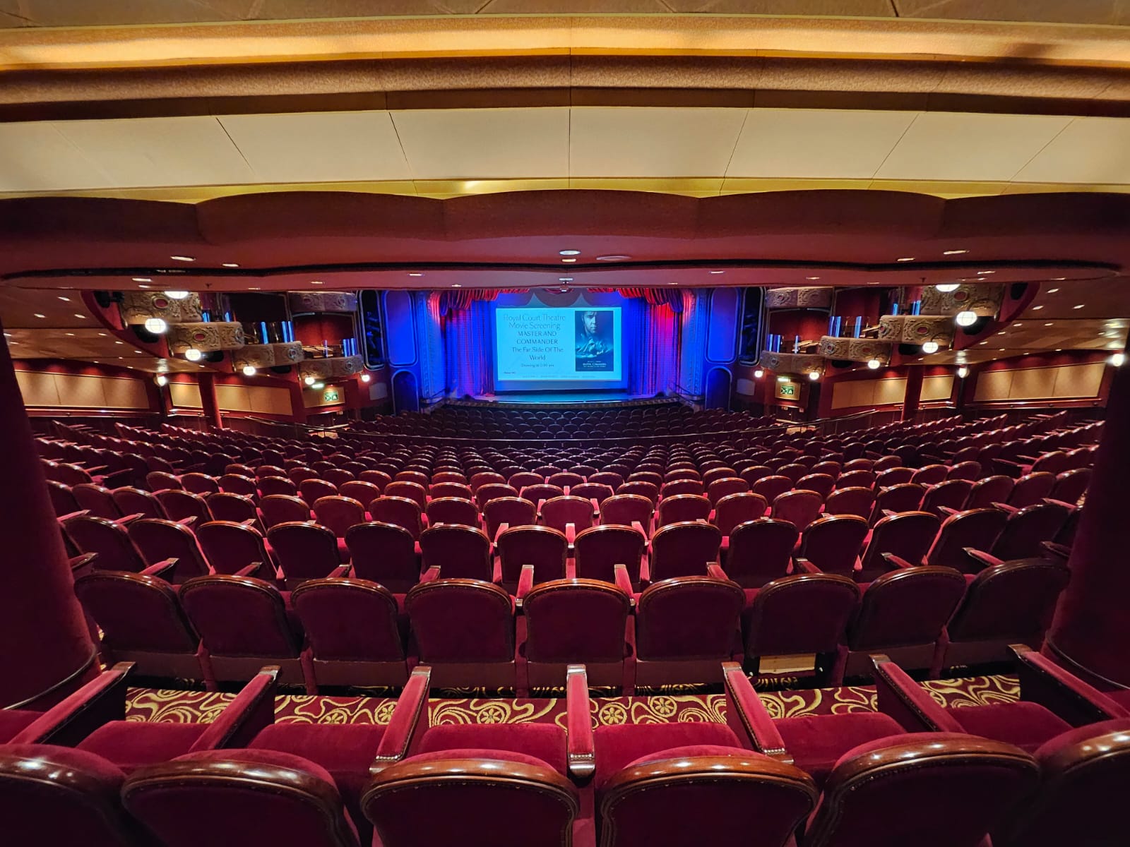 Teatro do navio Queen Victoria Teatro do navio Queen Victoria