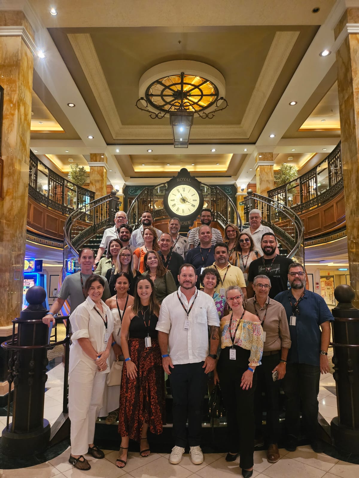 Profissionais do Turismo em visita ao Queen Victoria Profissionais do Turismo em visita ao Queen Victoria