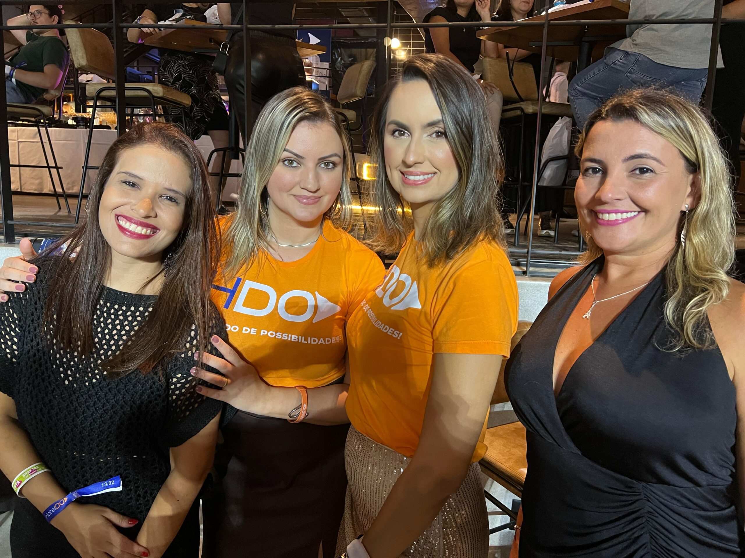 Lara Mello, Natália Muniz, Bruna Barreto e Juliana Carbonelli, da HotelDo