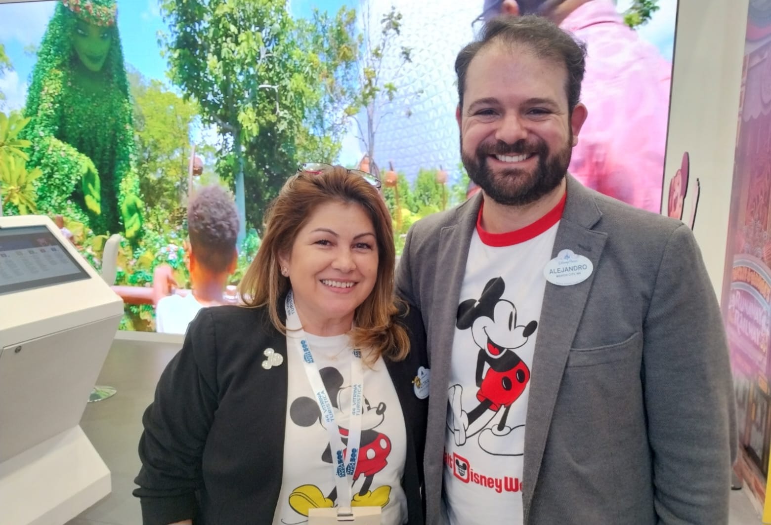 Zitka Ferreira e Alejandro Flores, da Disney Destinations Zitka Ferreira e Alejandro Flores, da Disney Destinations