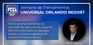 Os treinamentos são gratuitos e direcionados a agentes de viagens que desejam se tornar especialistas no destino Universal (Divulgação/RCA)