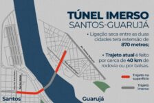 Construção de túnel Santos-Guarujá sai do papel e edital é anunciado; projeto foi criado em 1927