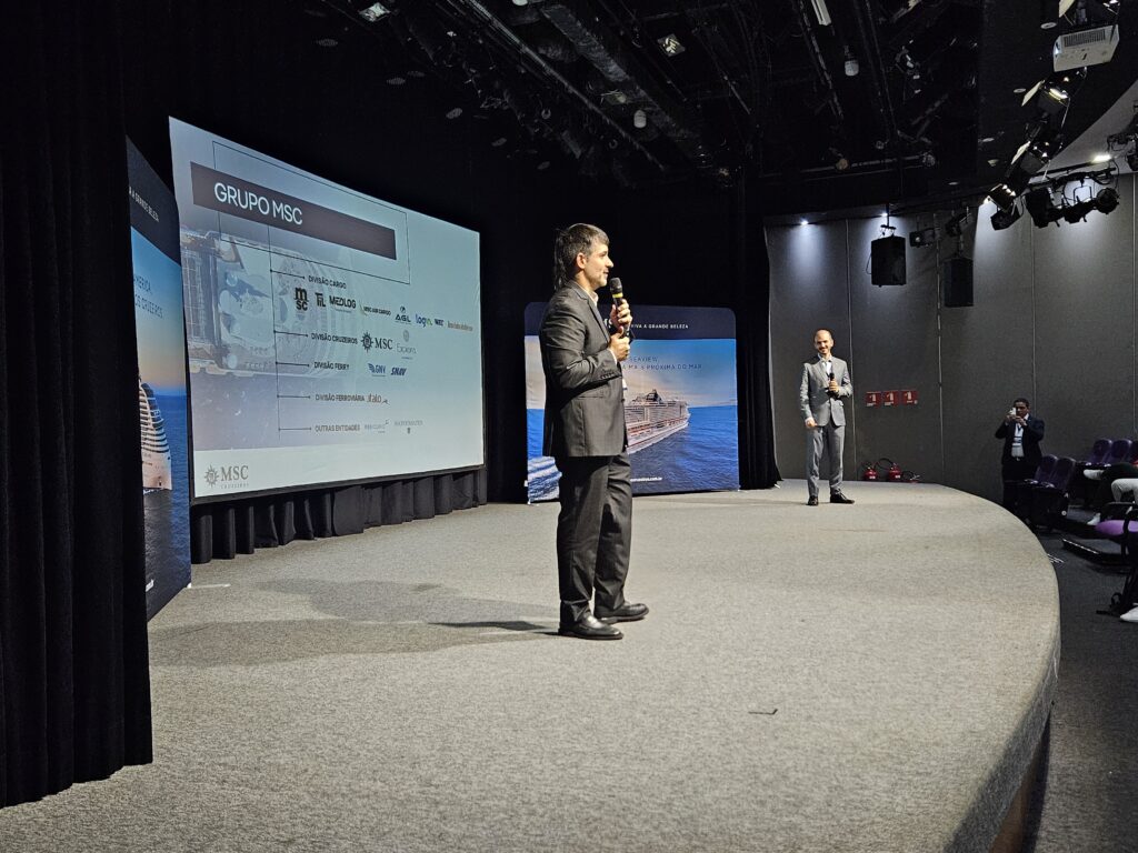 MSC Cruzeiros dá início ao "Conexão MSC 2025", o primeiro roadshow do ano
