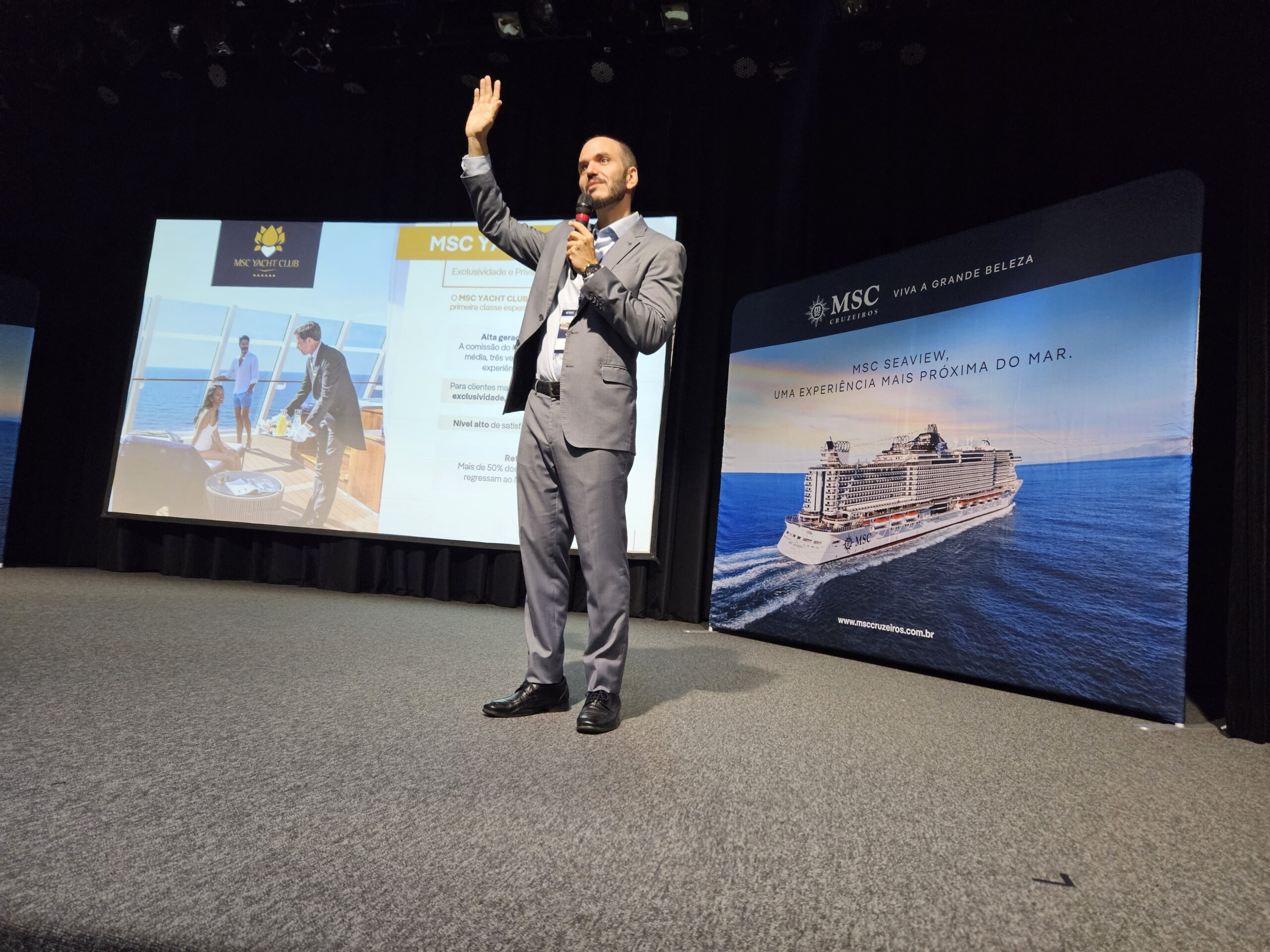Rafael Grosso, gerente comercial da MSC Cruzeiros Rafael Grosso, gerente comercial da MSC Cruzeiros