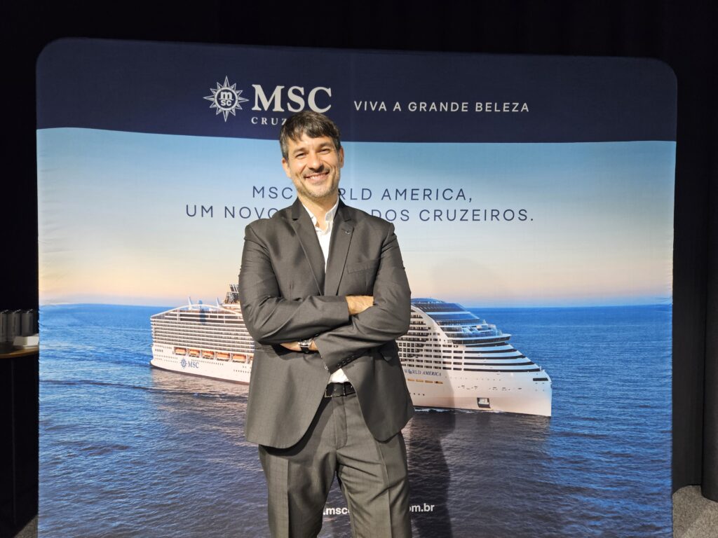 Ignacio Palacios, diretor de vendas da MSC Cruzeiros