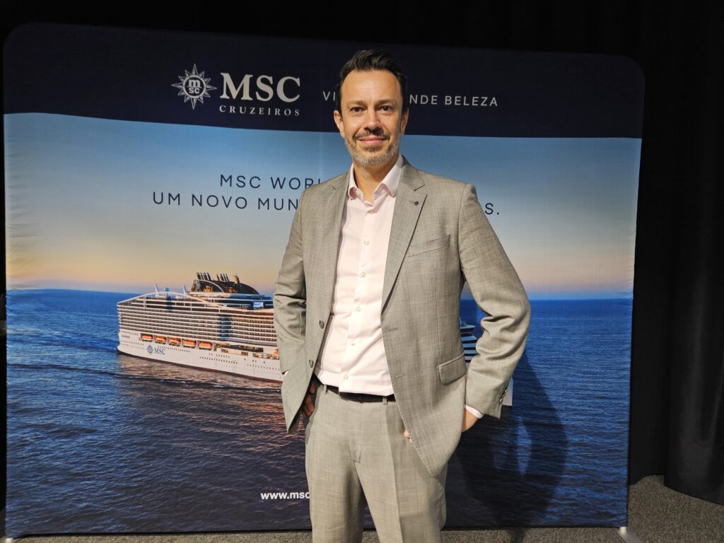 Eduardo Simões, diretor de marketing da MSC Cruzeiros