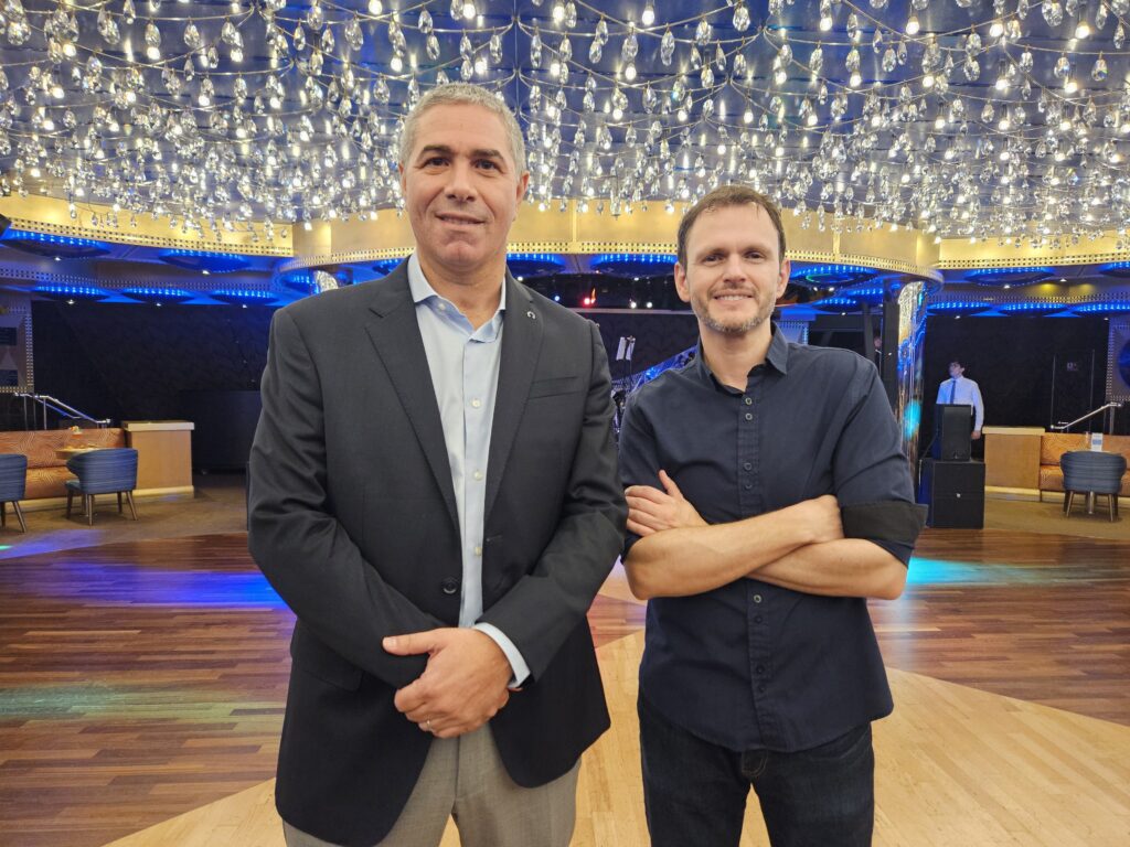 Dario Rustico e Rui Ribeiro, da Costa Cruzeiros Dario Rustico e Rui Ribeiro, da Costa Cruzeiros