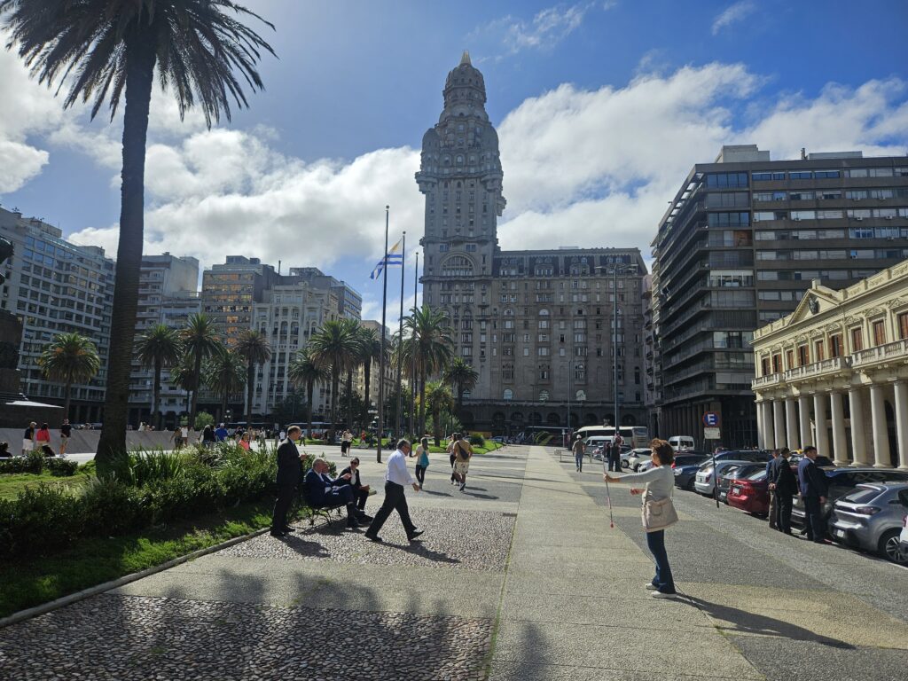 Praça da Independência, em Montevidéu