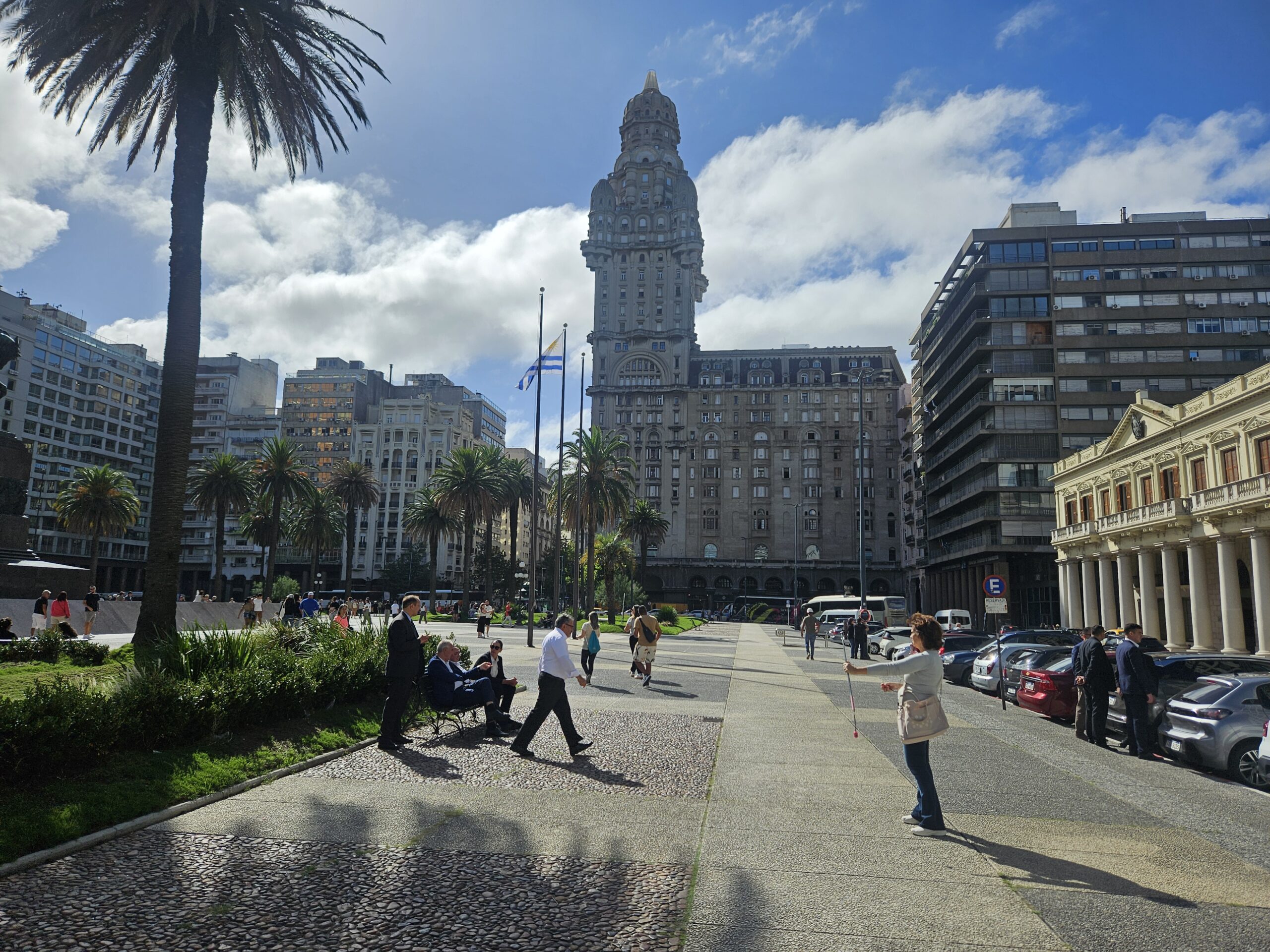 Praça da Independência, em Montevidéu