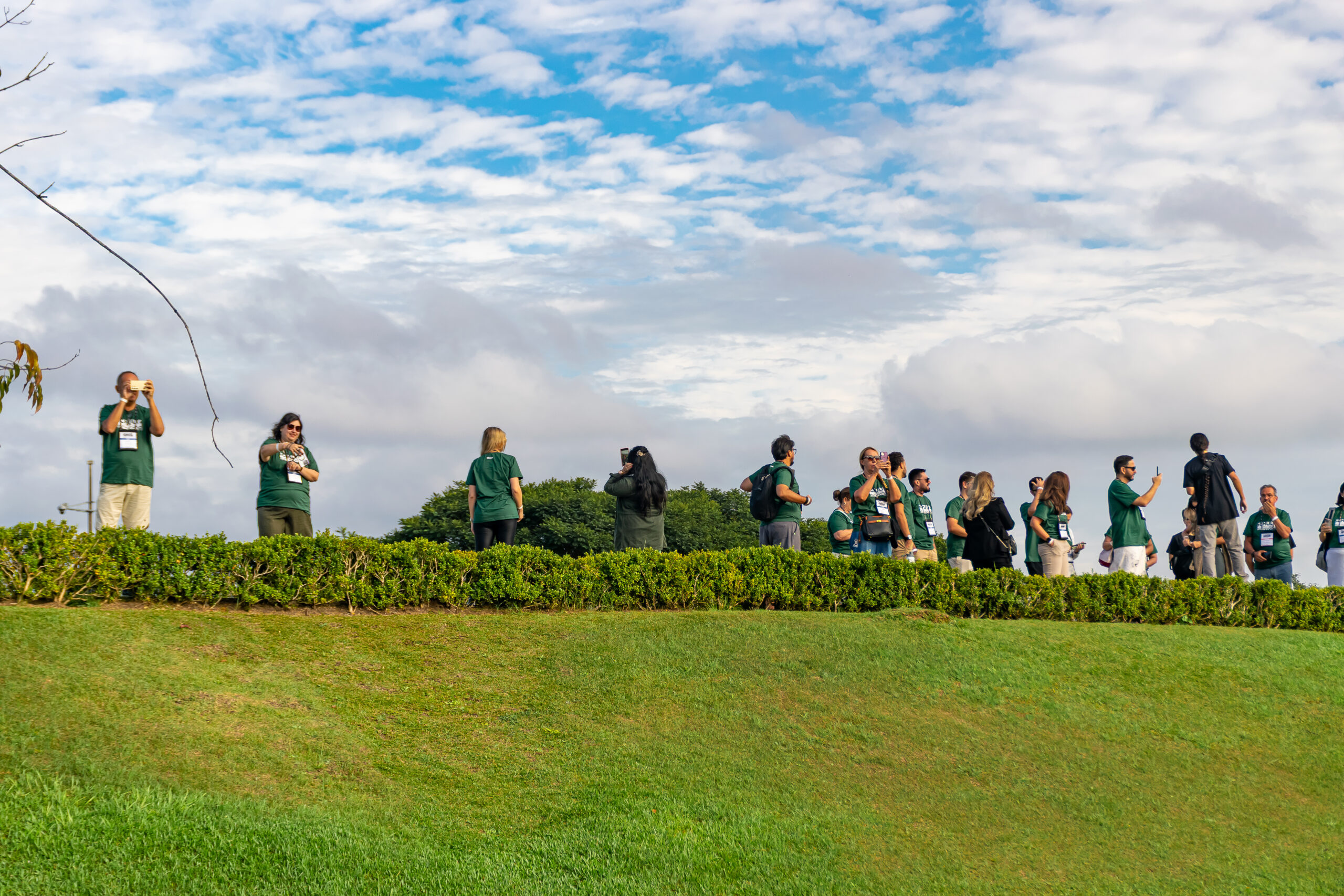 A Schultz levou seus mais de 400 agentes de viagens convidados ao Jardim Botânico de Curitiba