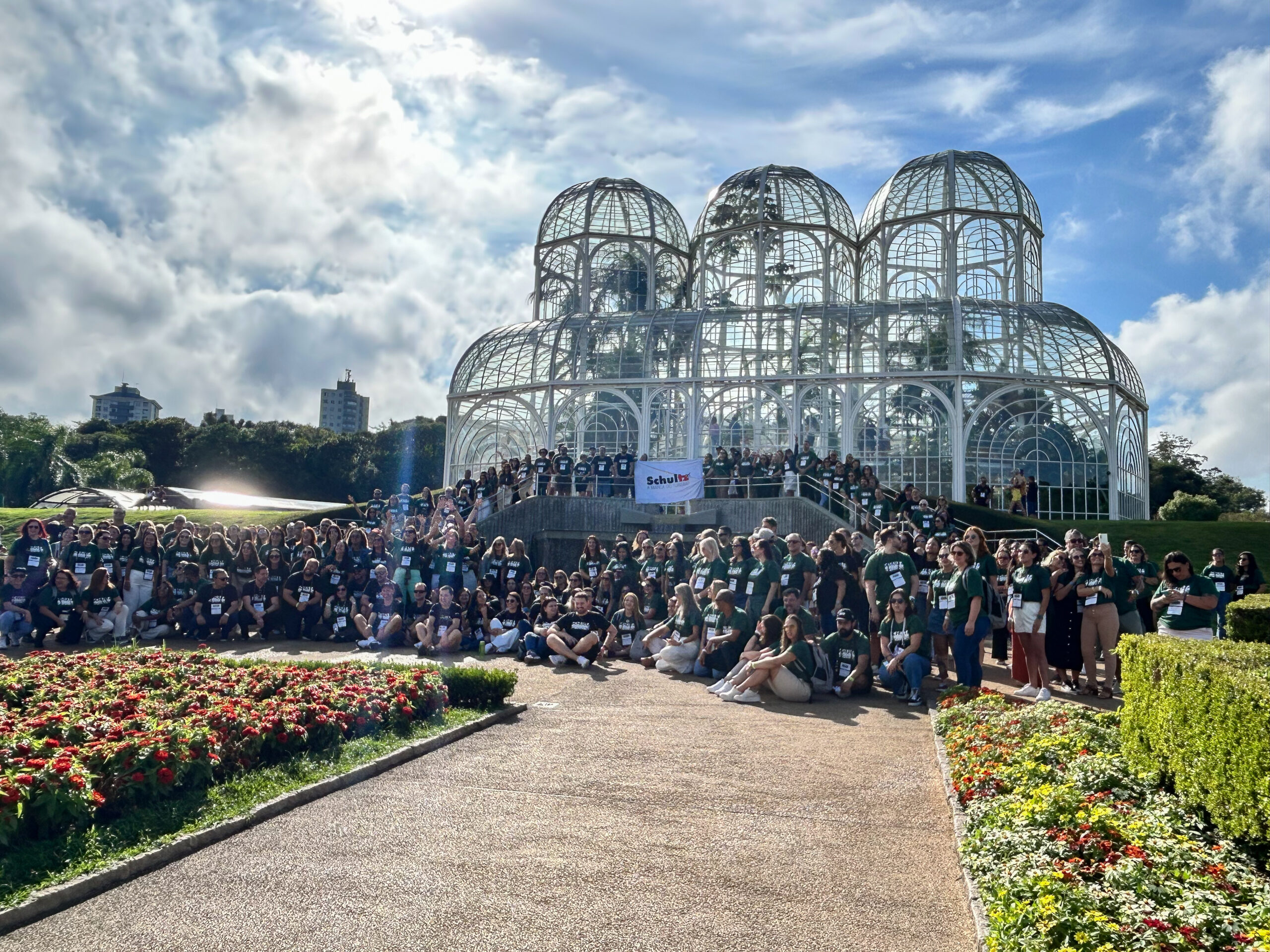 Agentes de viagens no Jardim Botânico