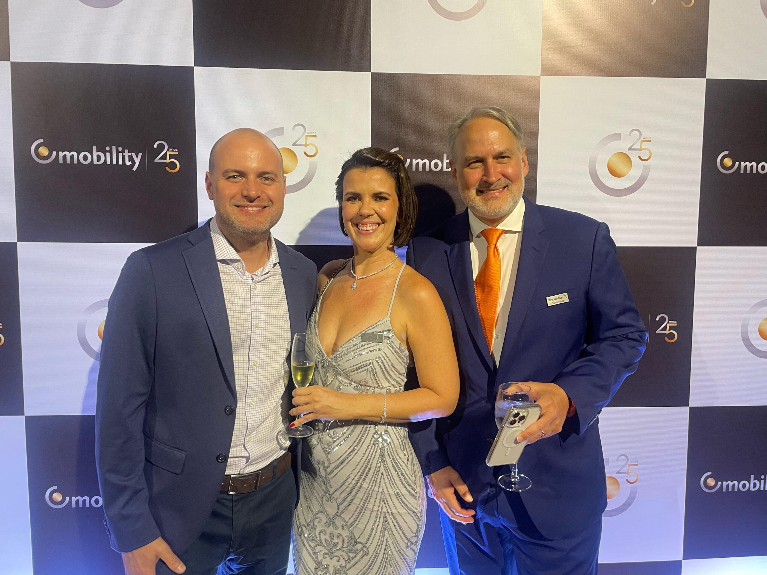 Alexandre Cordeiro, Michelle Tonon e Oskar Kedor, da Mobility
