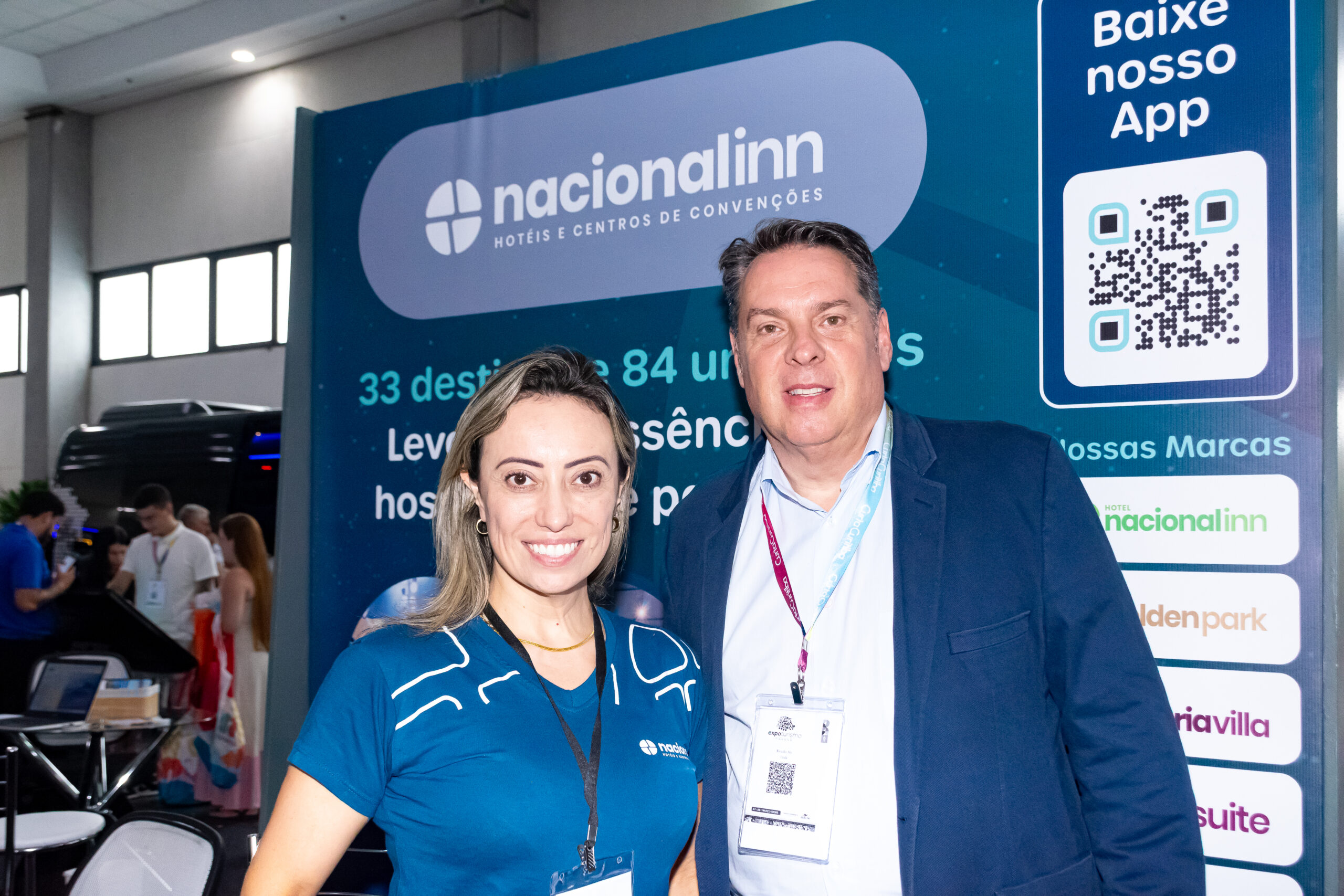 Ana Lucia e Ricardo Aly, do Nacional Inn