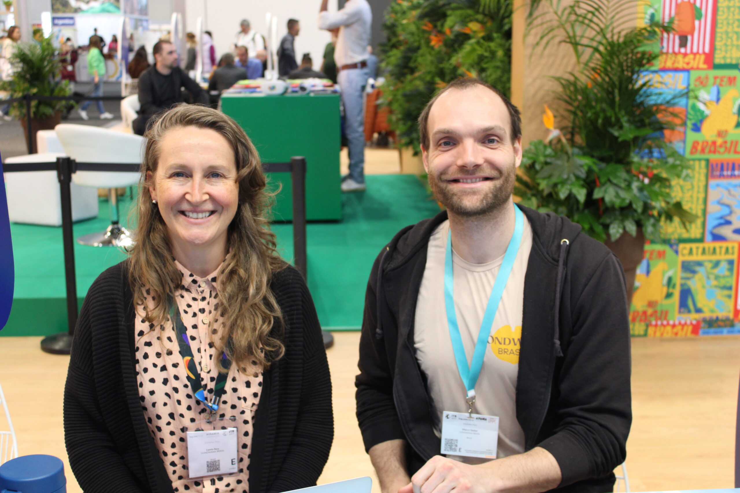 Camila e Marco Sieber, da Gondwana Brasil