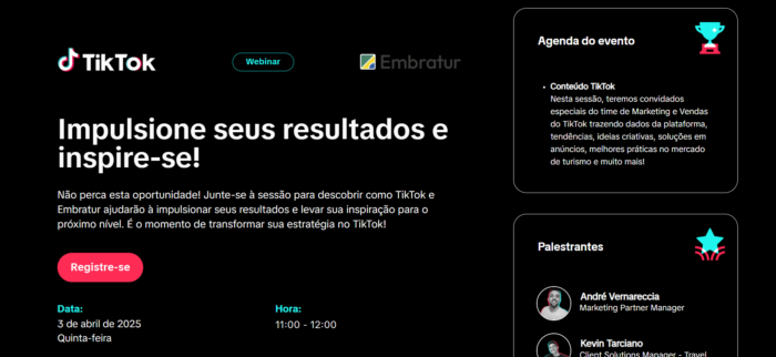 Em parceria inédita, Embratur e TikTok vão promover turismo brasileiro por meio da plataforma; saiba como 3 Captura de tela 2025 03 18 105449 e1742306223431 Em parceria inédita, Embratur e TikTok vão promover turismo brasileiro por meio da plataforma; saiba como