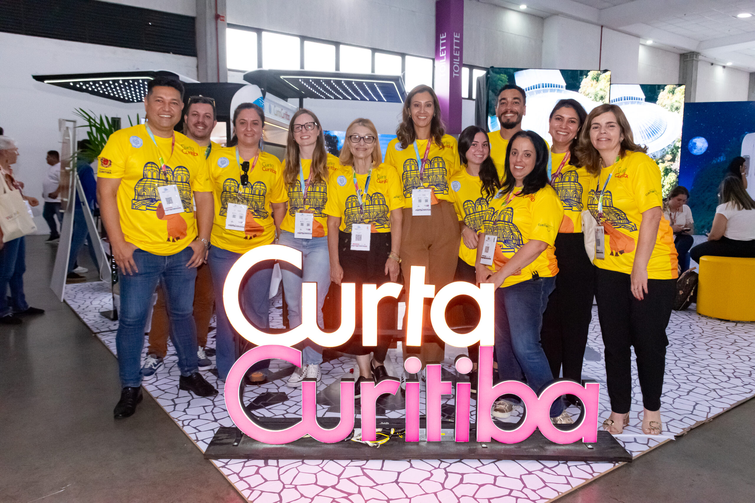 Delegação de Curitiba na Expo Turismo Paraná